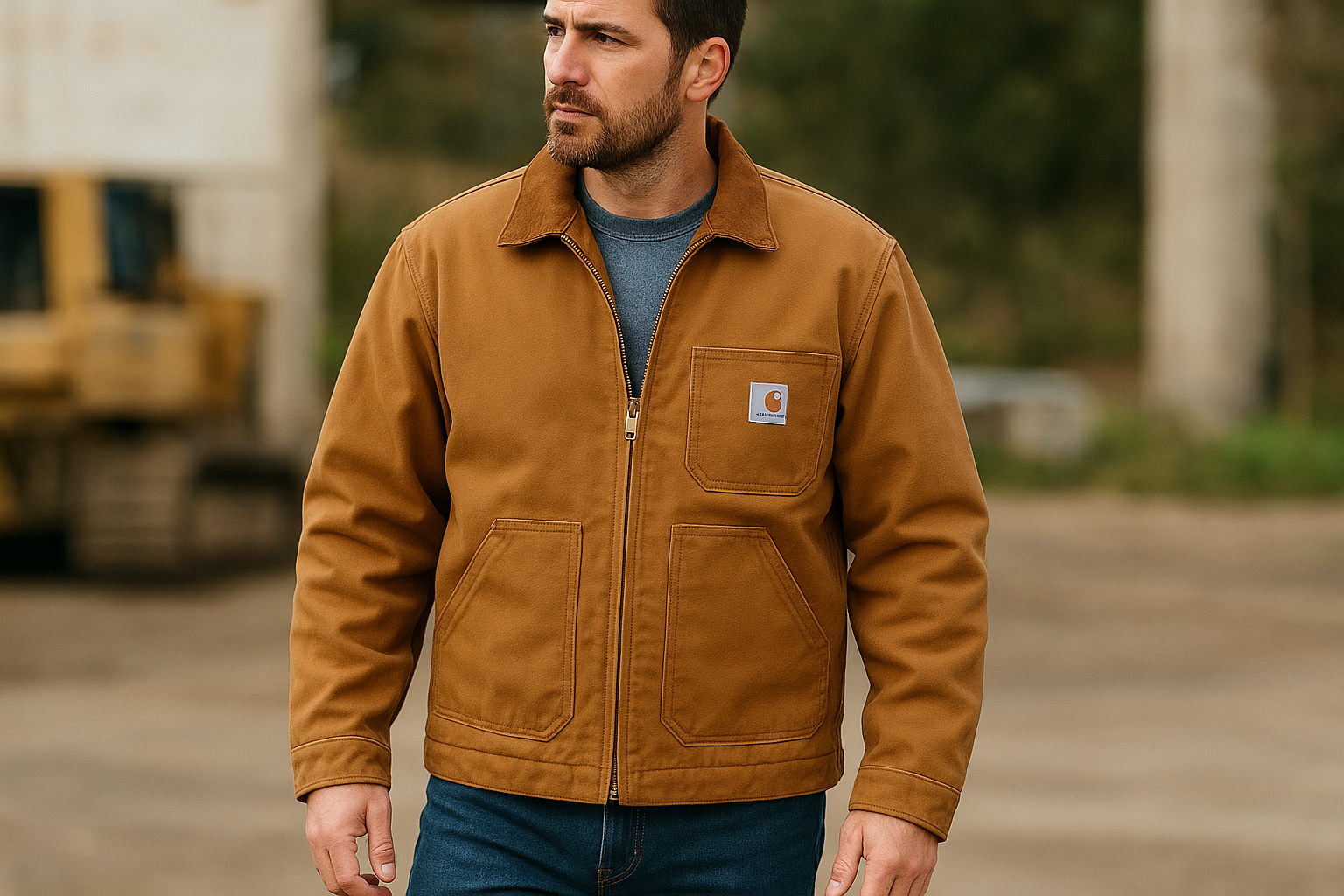 3. Carhartt duck canvas work jacket