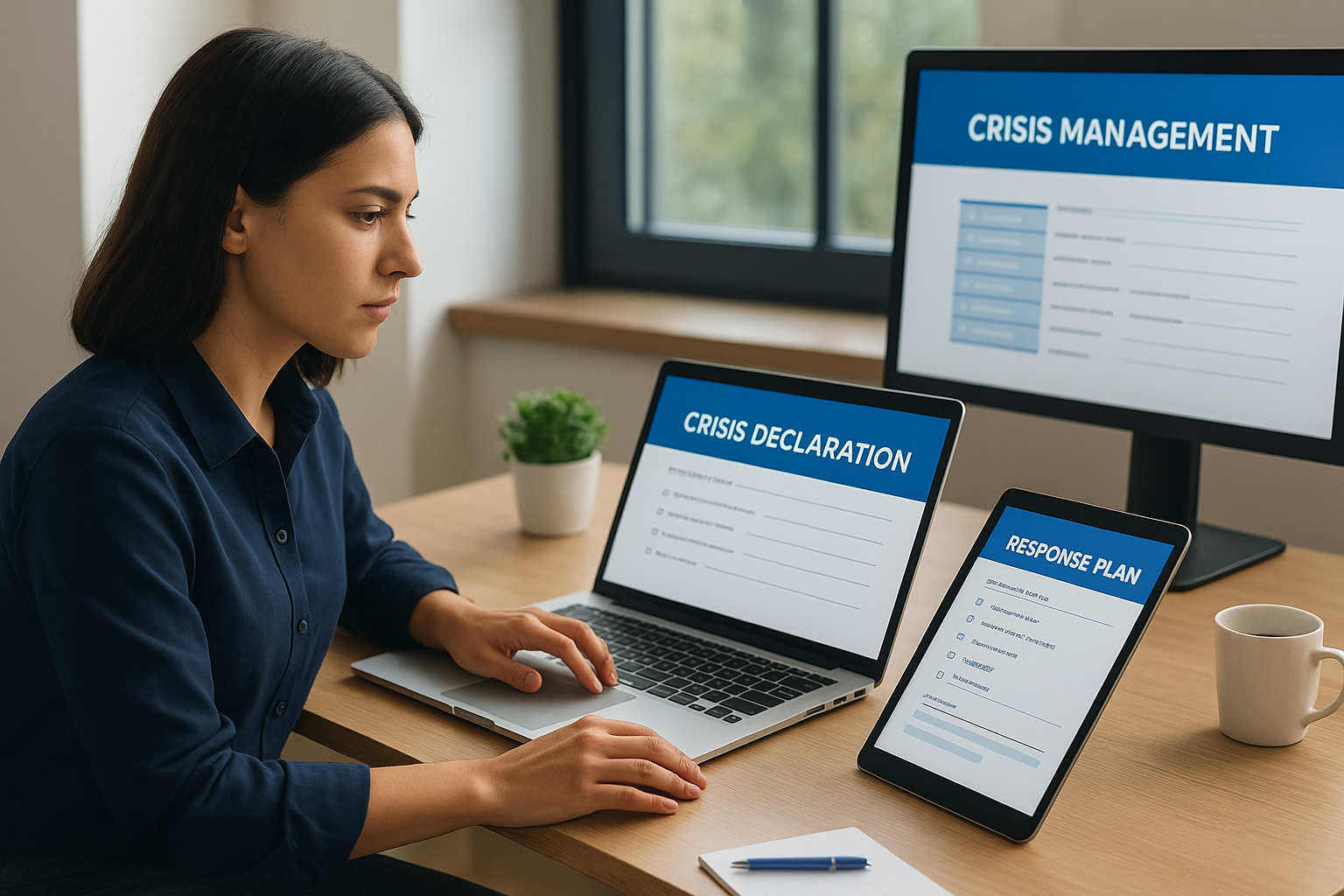 Declare a crisis and activate your plans