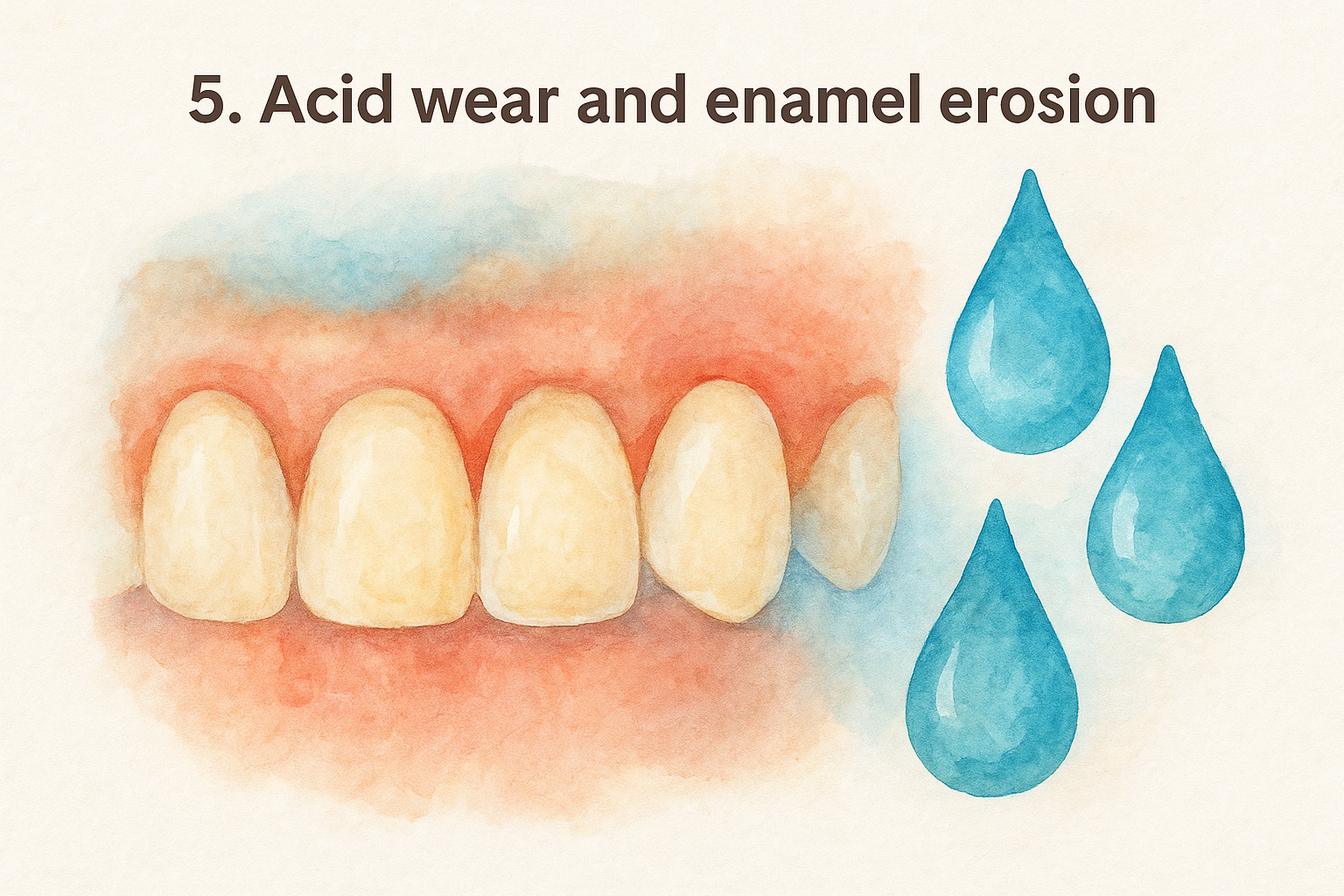 5. Acid wear and enamel erosion