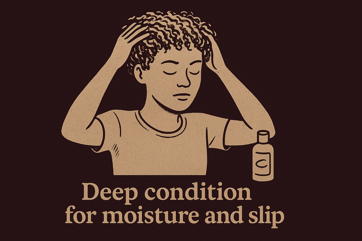 Deep condition for moisture and slip