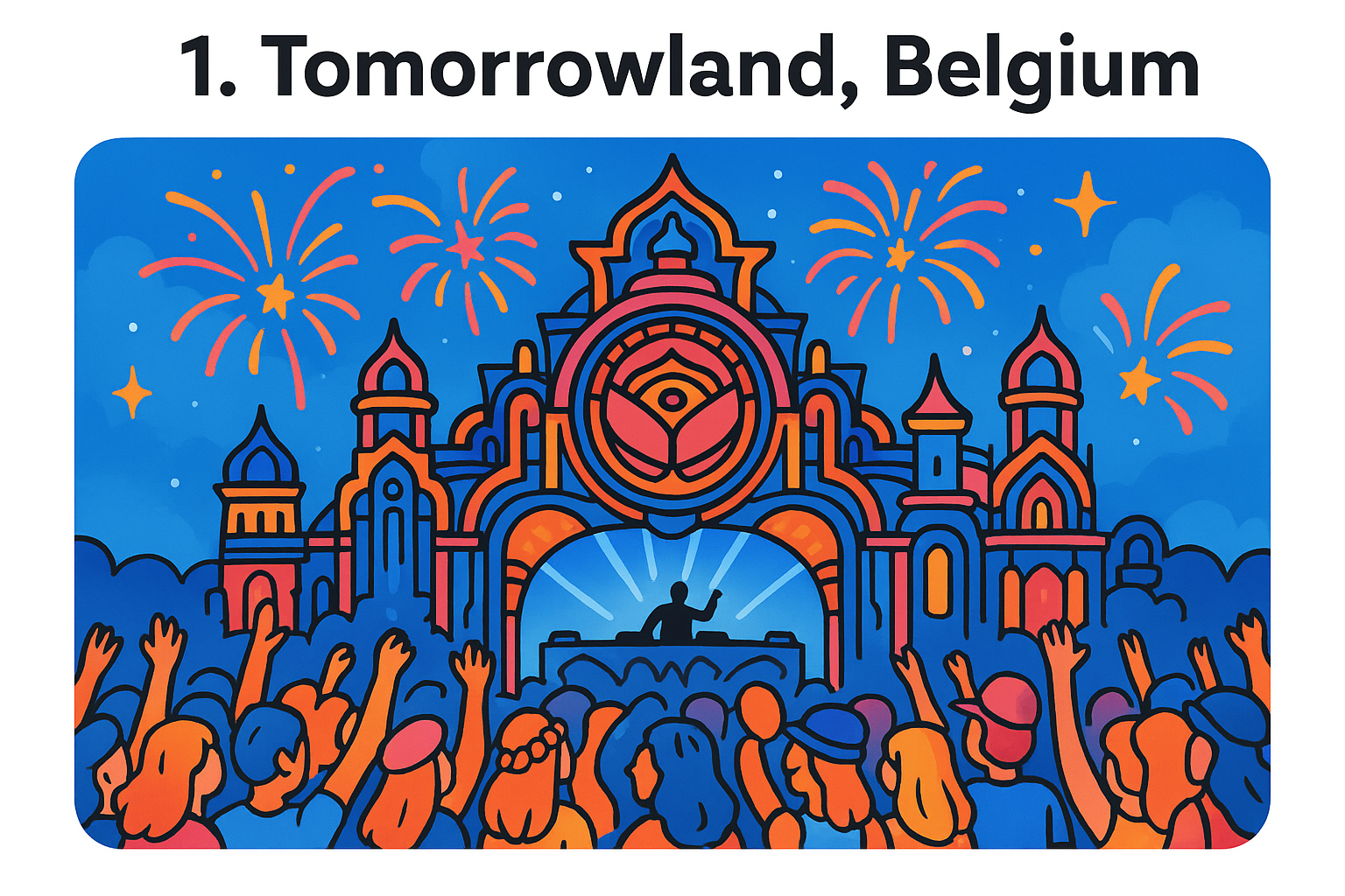 1. Tomorrowland, Belgium