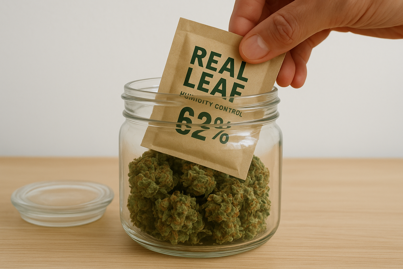 Place the pack directly in the jar