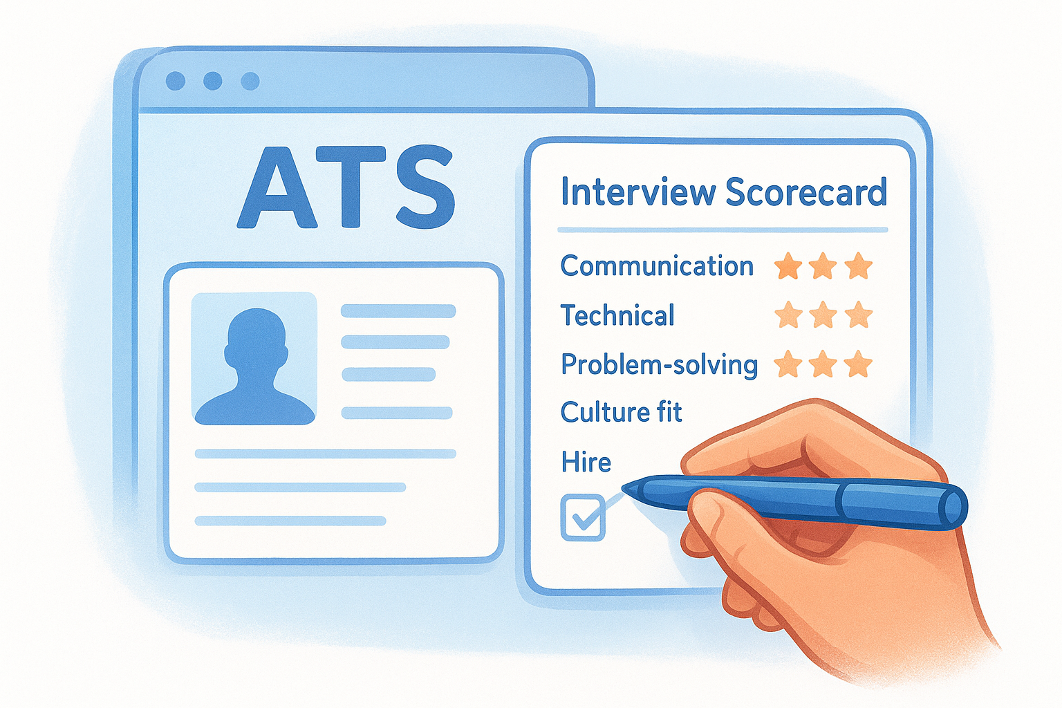 1. Olibr interview scorecards inside the ATS