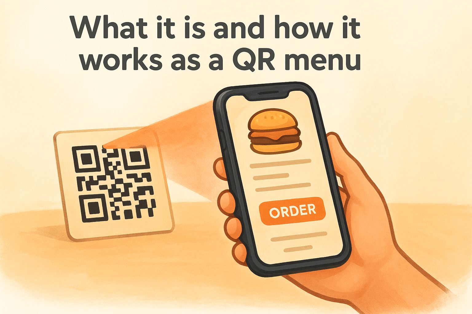 What it is and how it works as a QR menu