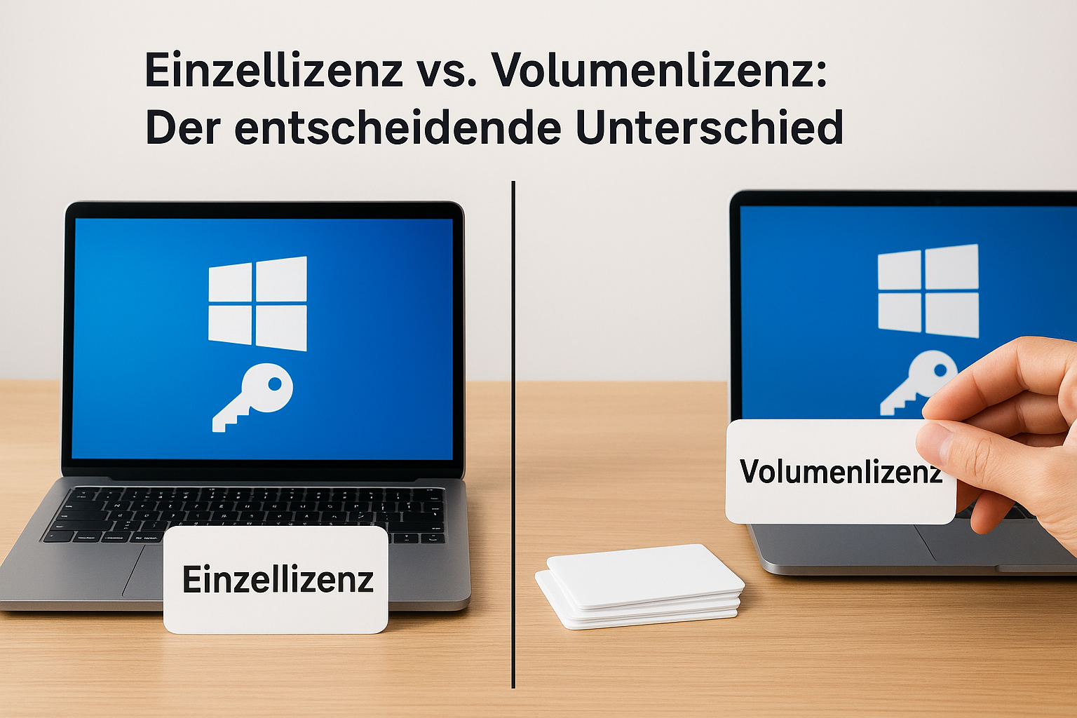 Einzellizenz vs. Volumenlizenz: Der entscheidende Unterschied