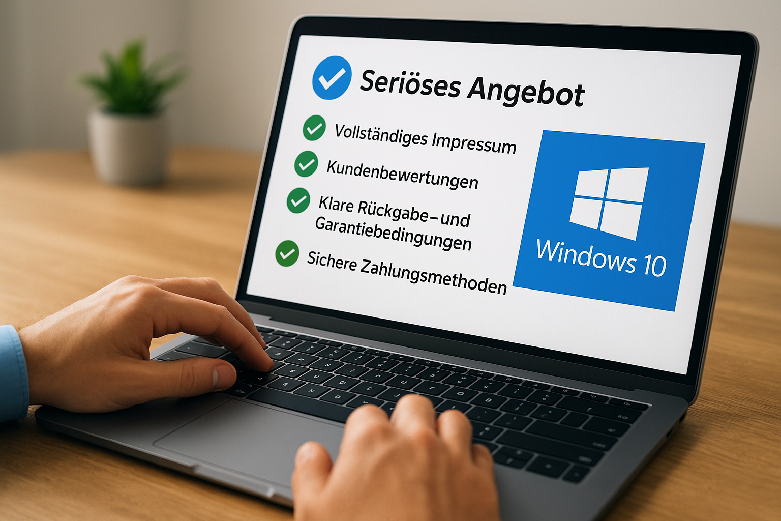 Woran du ein seriöses Angebot erkennst