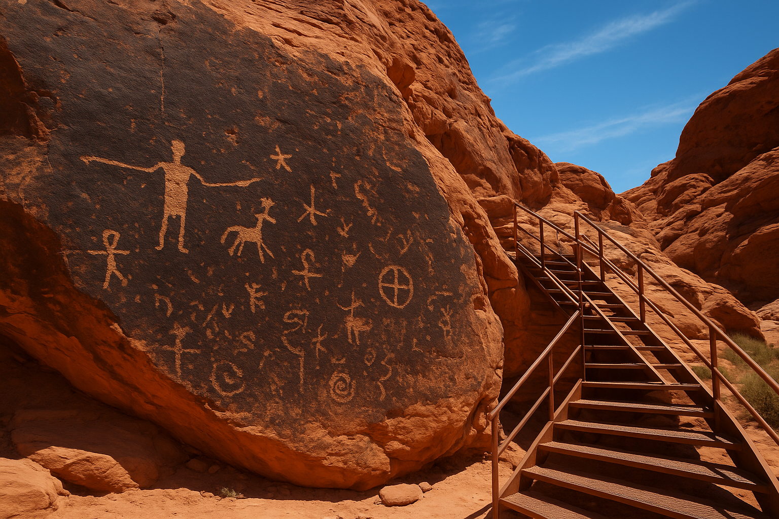 4. Atlatl Rock and Mouse's Tank Petroglyphs