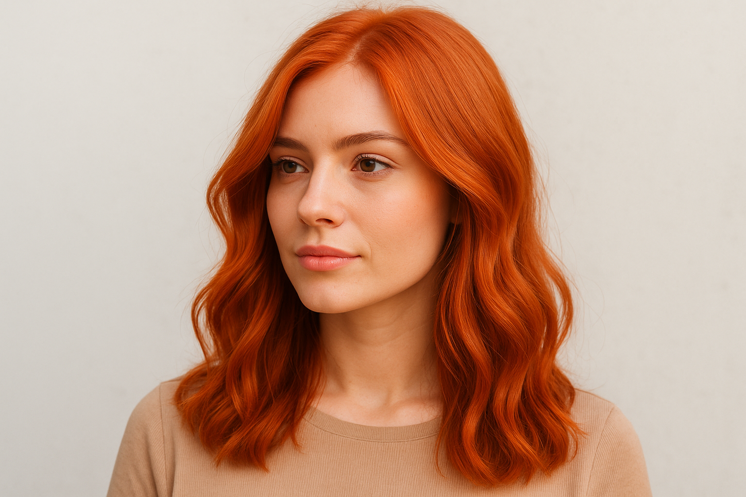 What copper blonde looks like
