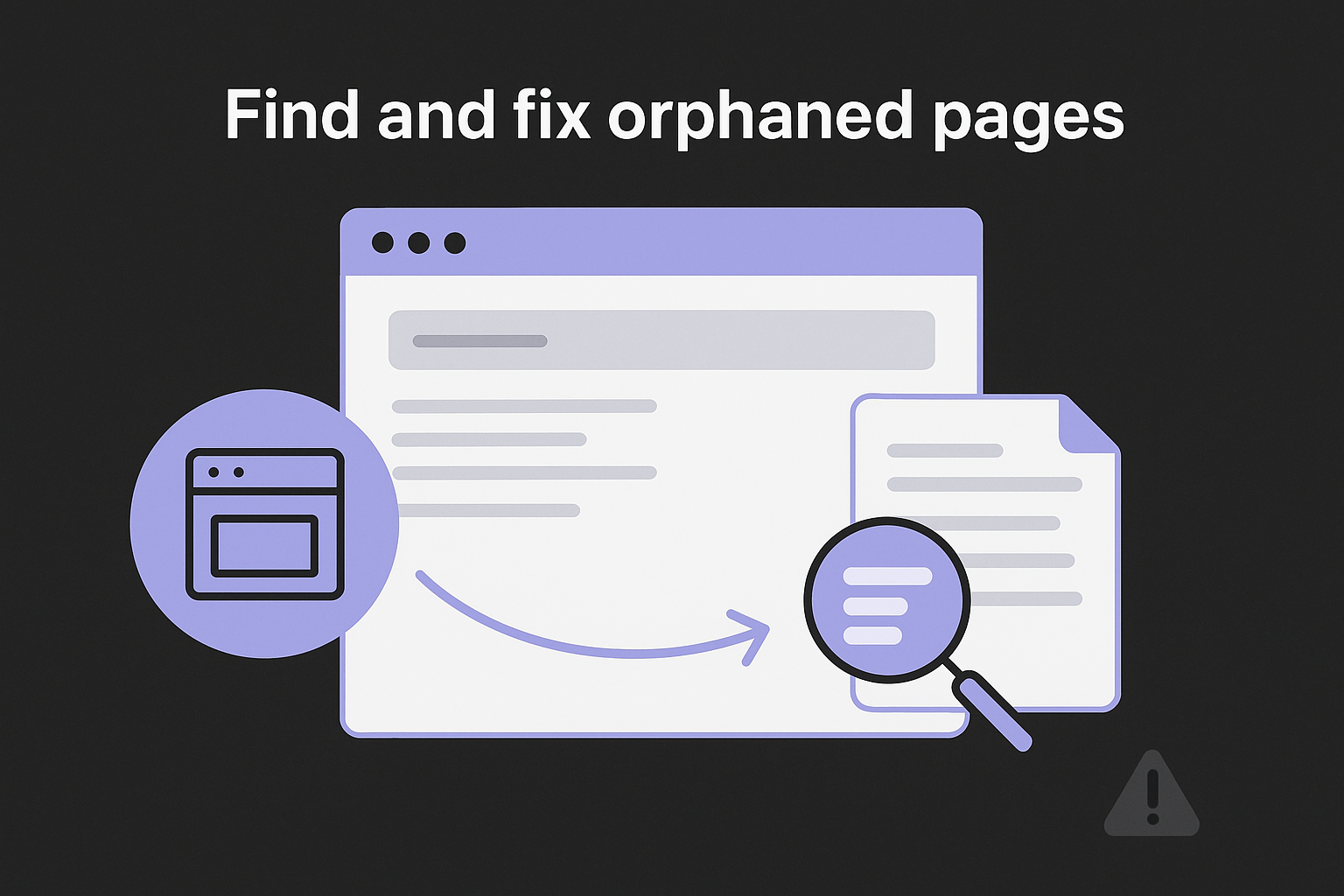 Find and fix orphaned pages