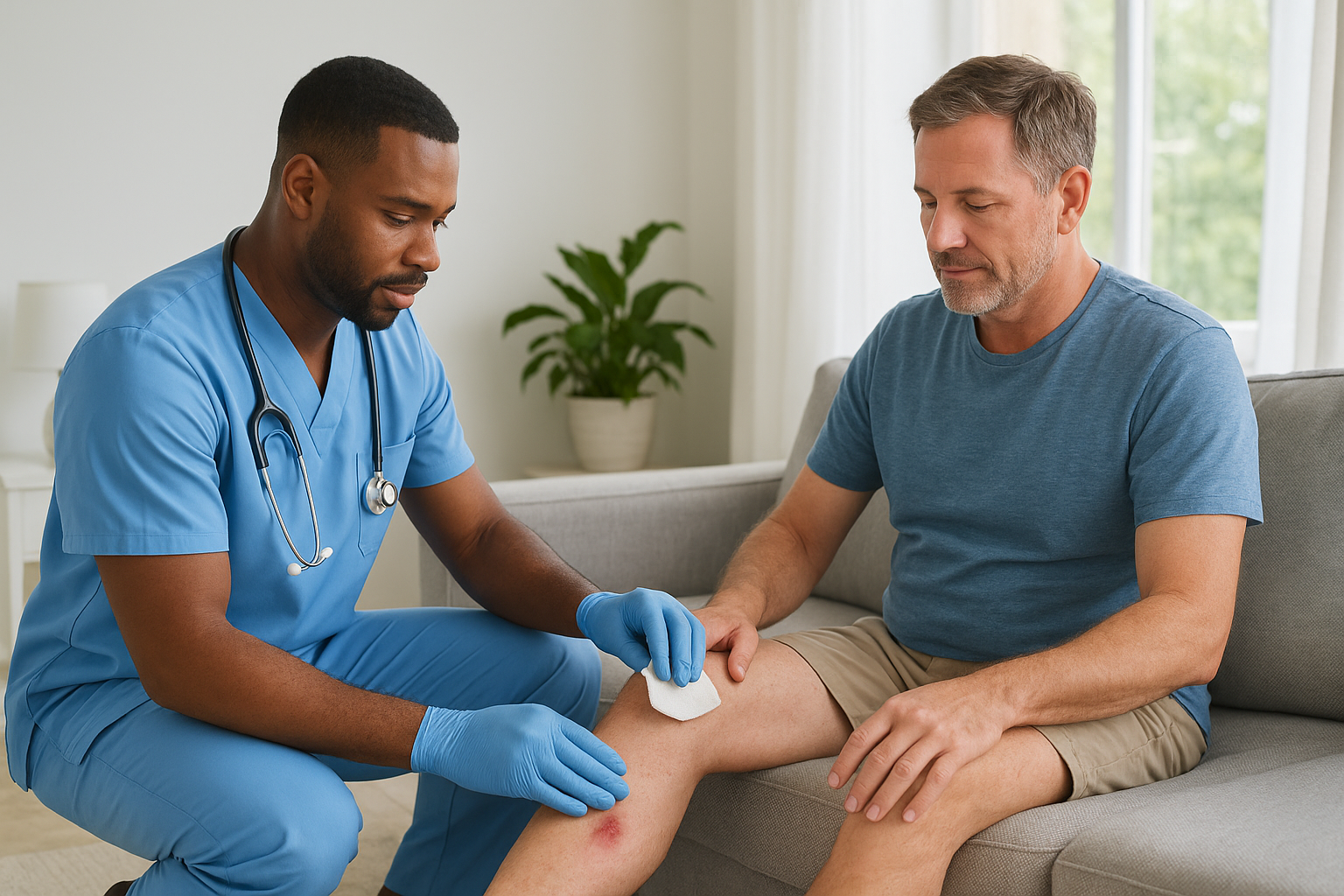 Where post-acute wound care happens