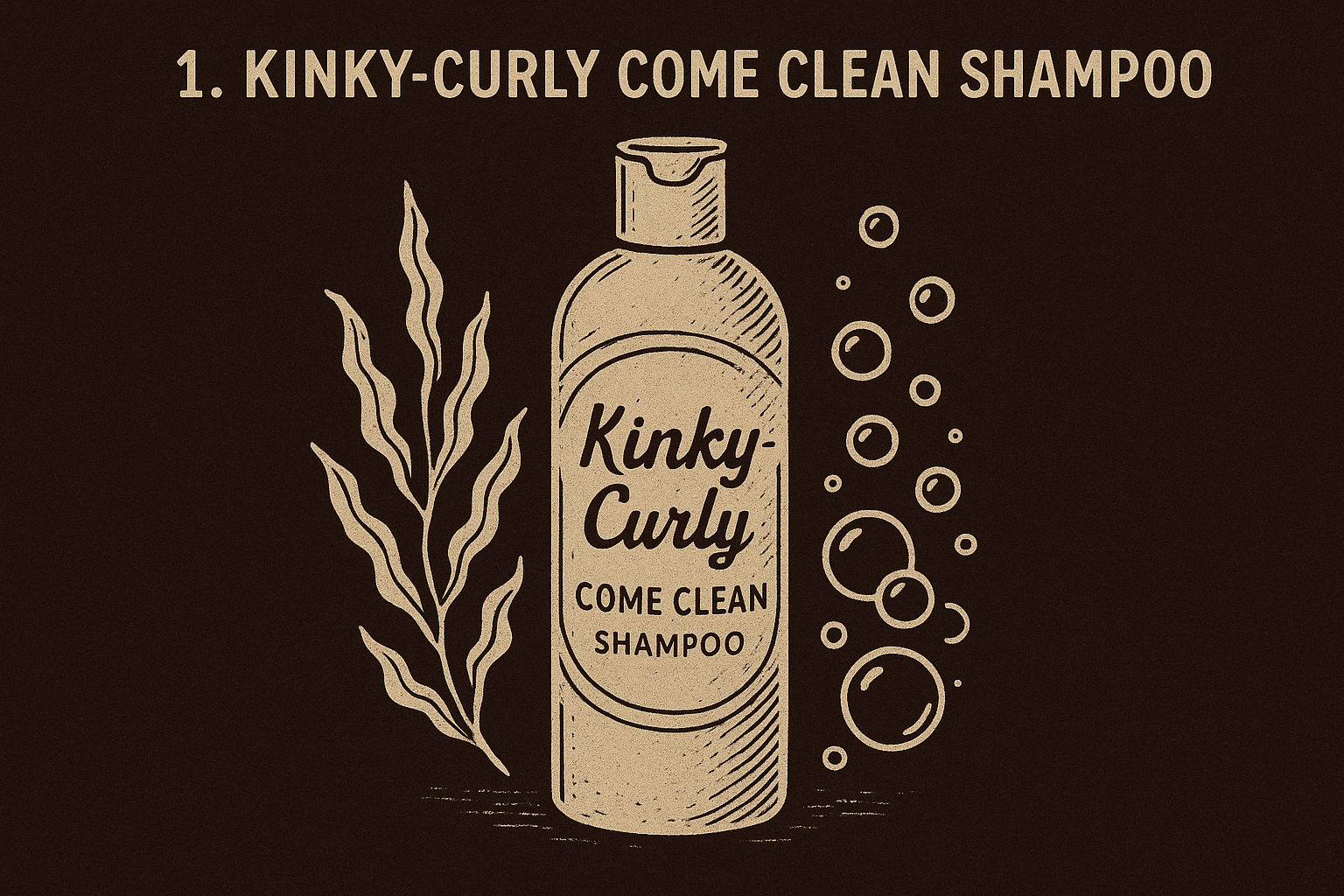 1. Kinky-Curly Come Clean Shampoo