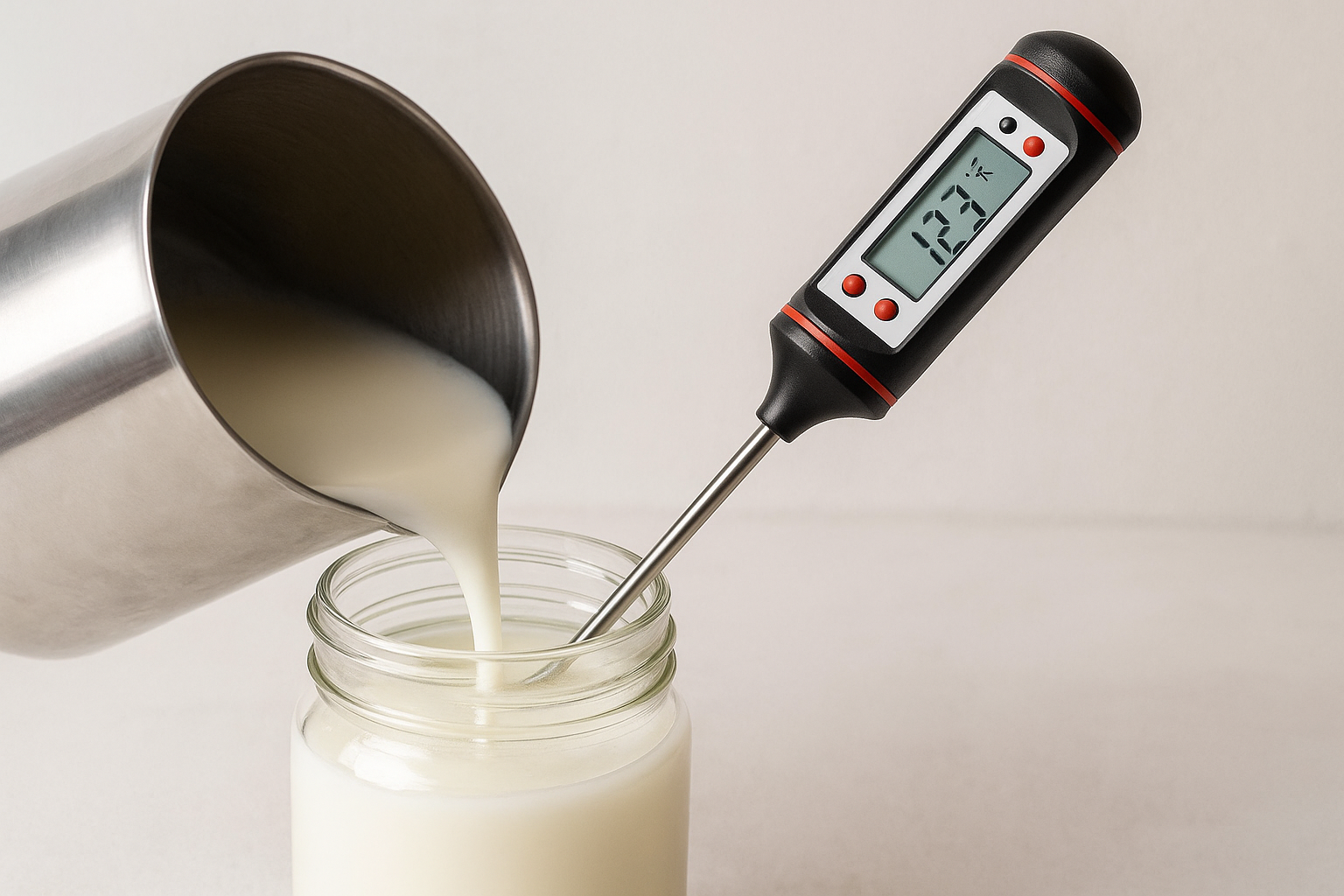 Target a lower pour temperature