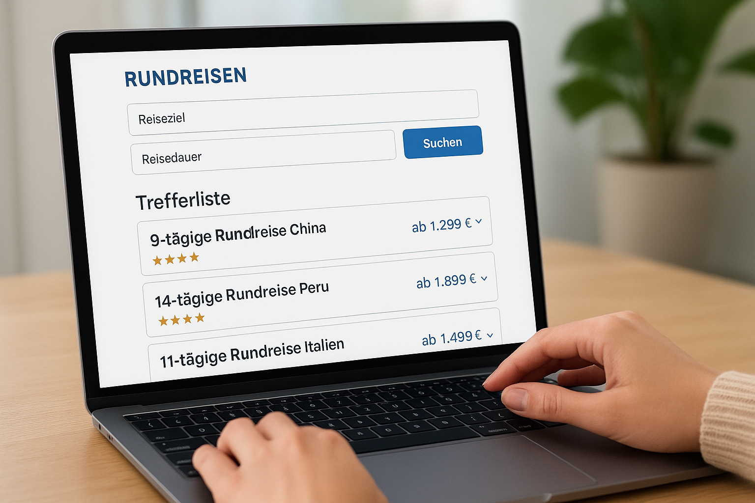 So nutzt du das Portal für Rundreisen