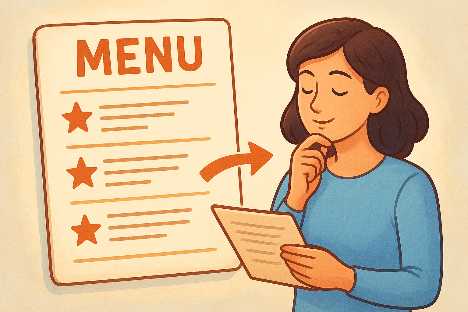 Use menu design that guides better choices