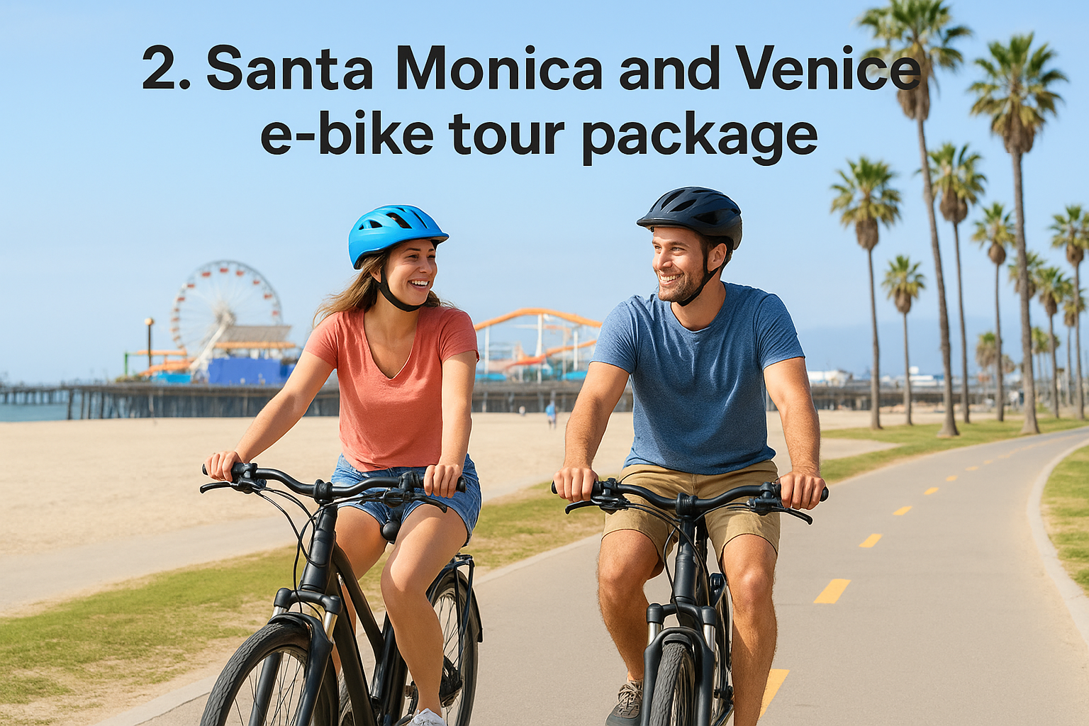 2. Santa Monica and Venice e-bike tour package