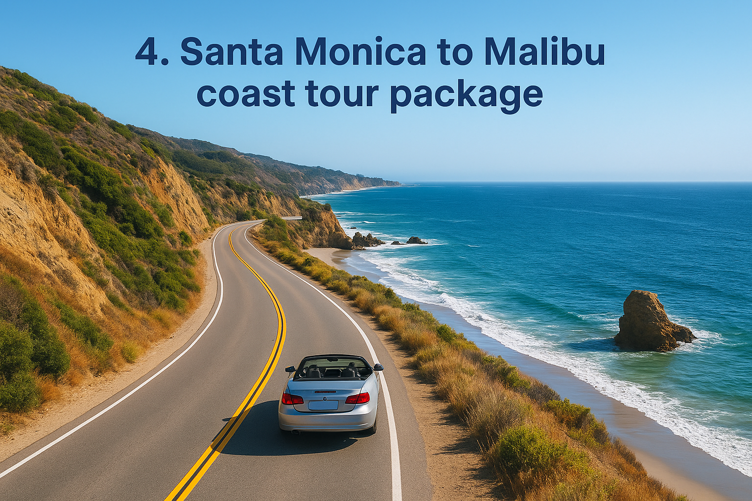 4. Santa Monica to Malibu coast tour package