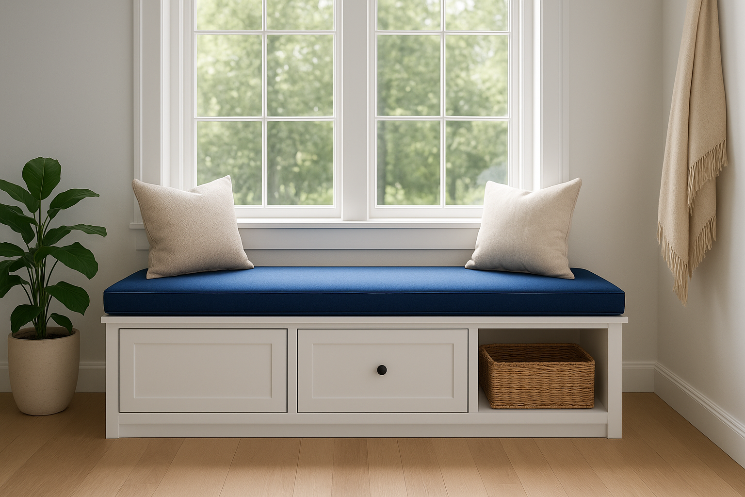 4. Build window-seat storage that doubles as seating