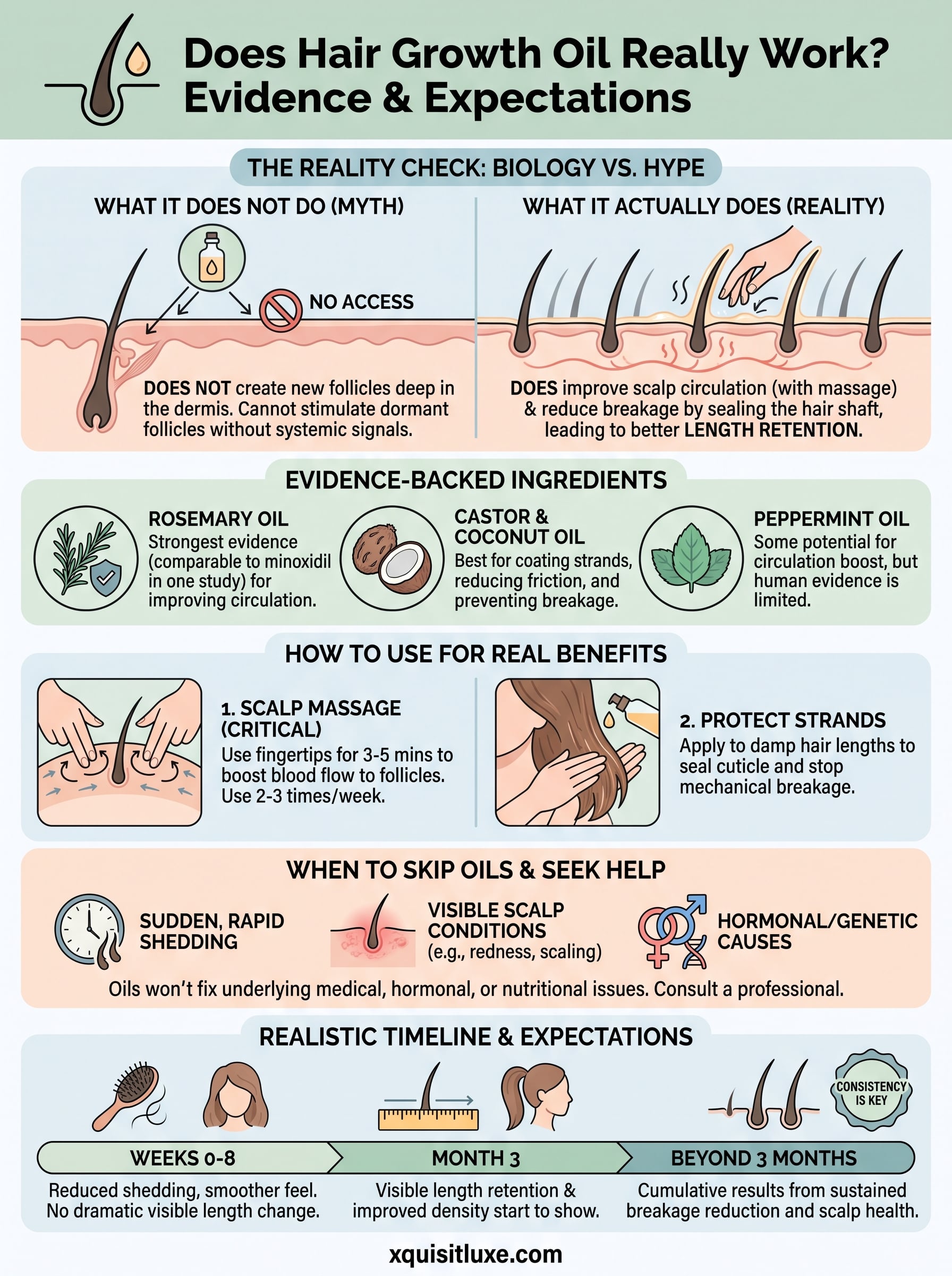 does hair growth oil really work infographic