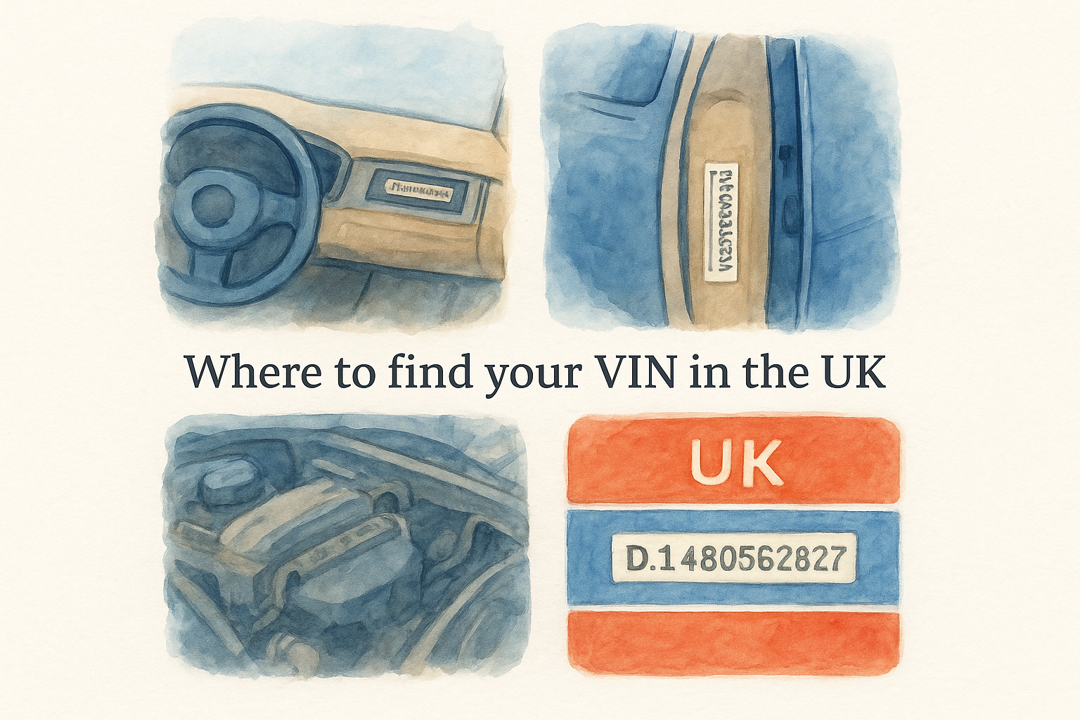 Where to find your VIN in the UK