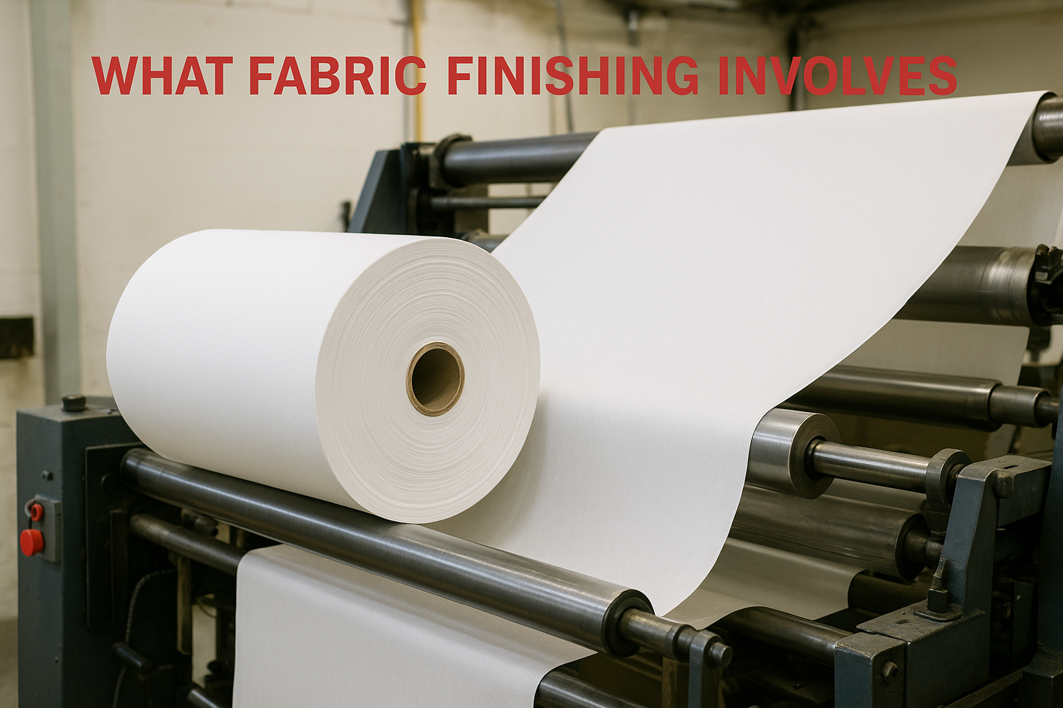 What fabric finishing involves