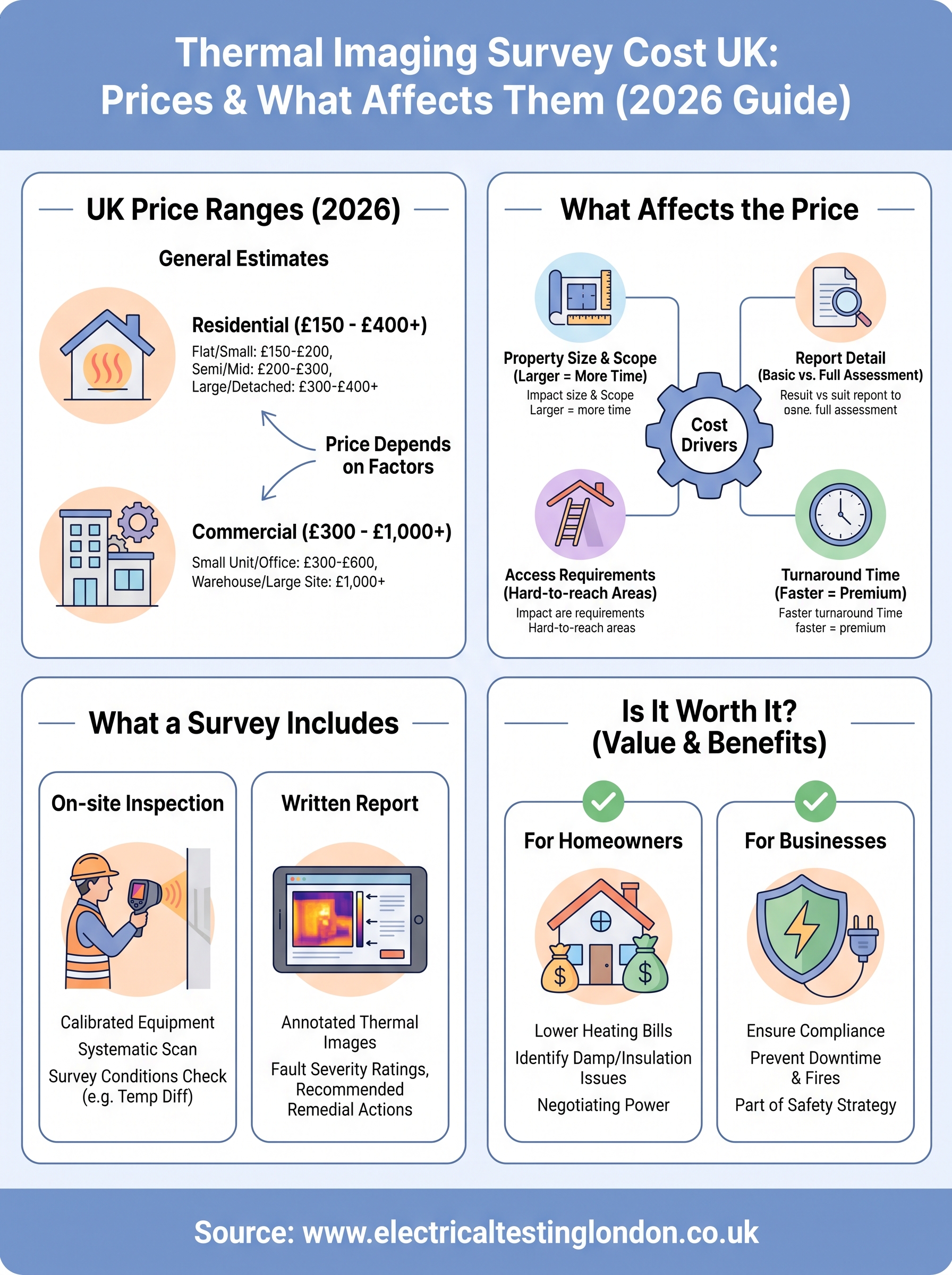 thermal imaging survey cost uk infographic
