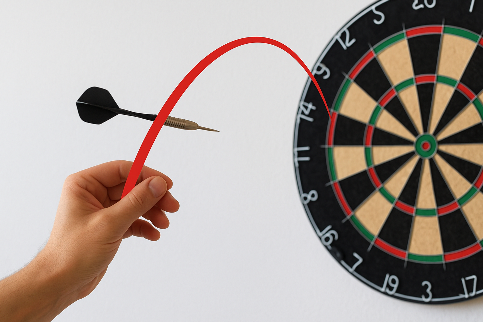 How weight changes the flight path