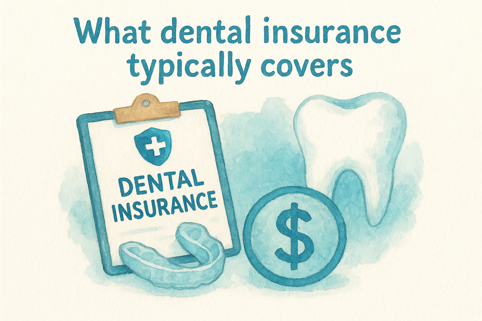 What dental insurance typically covers