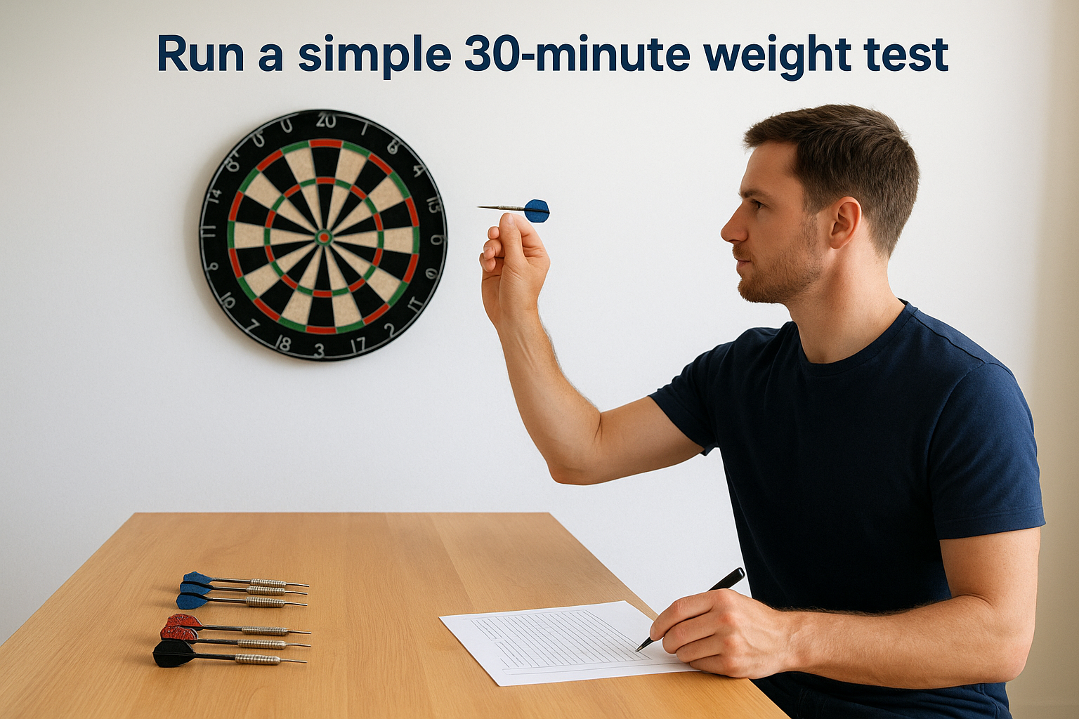 Run a simple 30-minute weight test