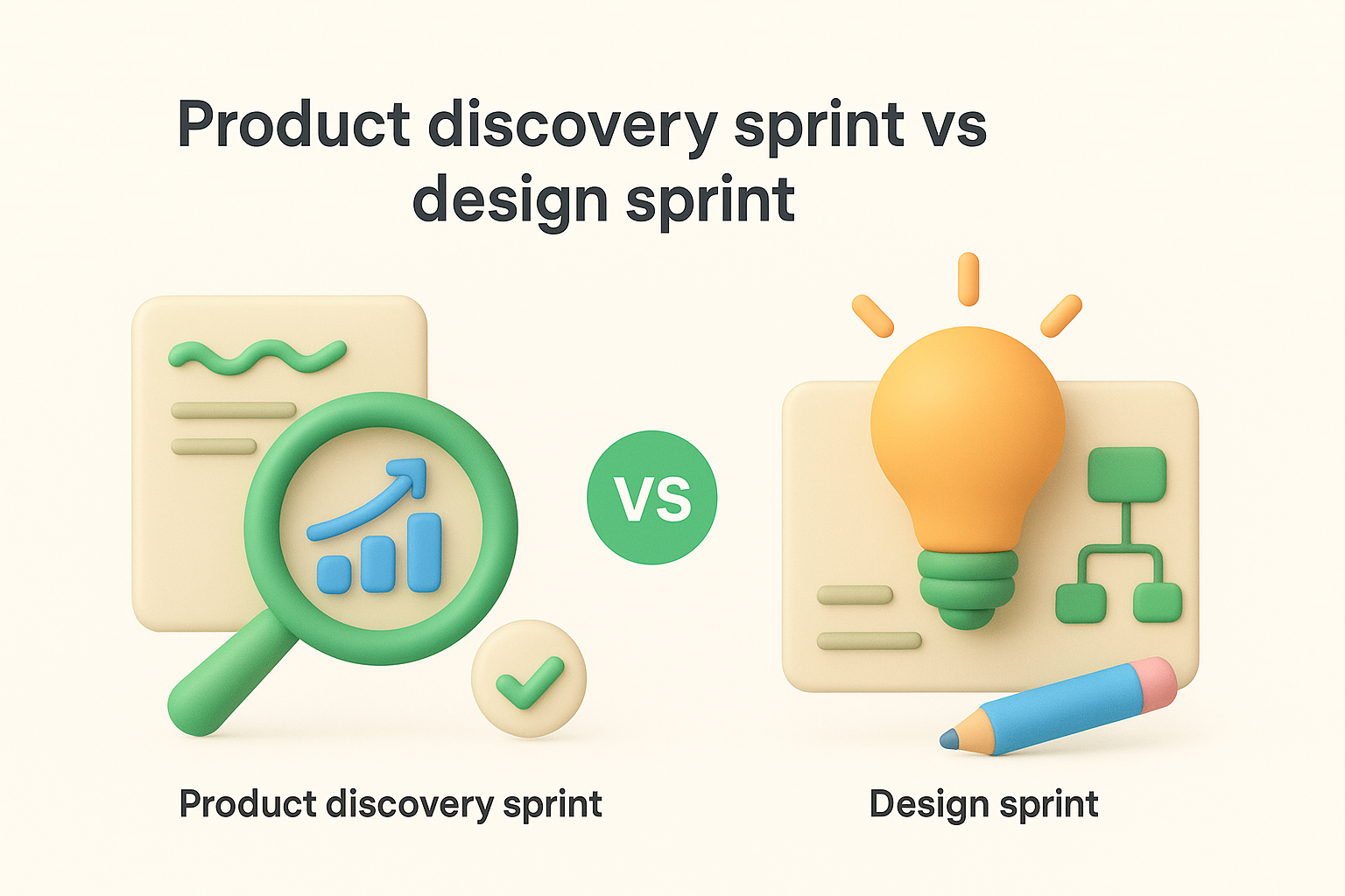 Product discovery sprint vs design sprint