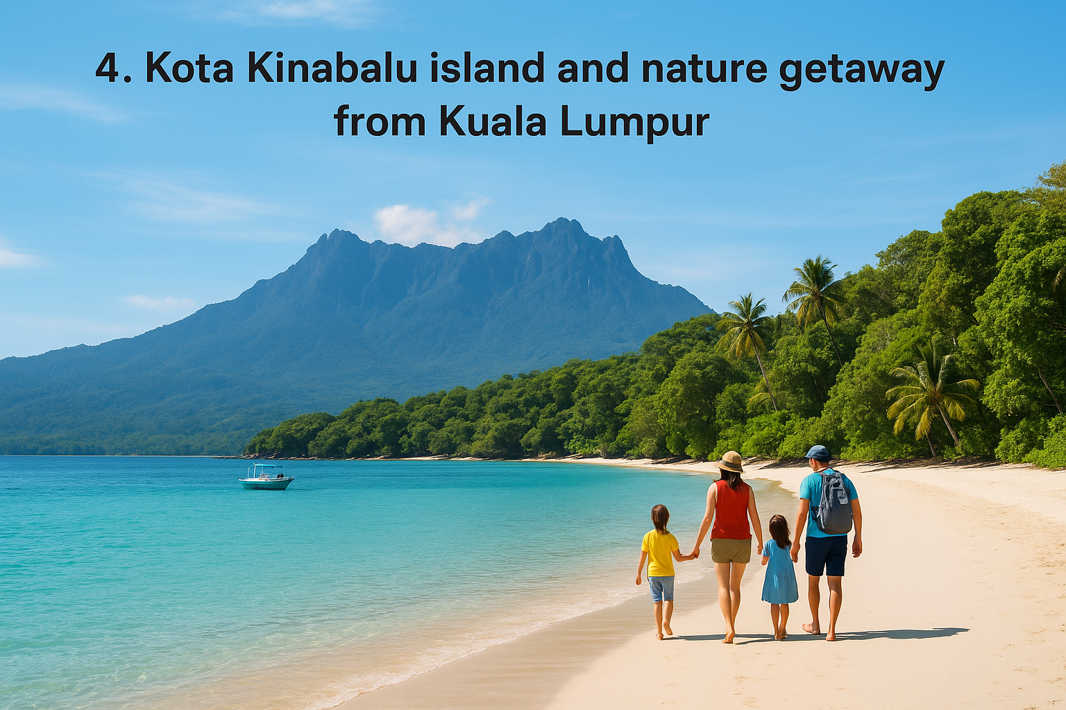 4. Kota Kinabalu island and nature getaway from Kuala Lumpur