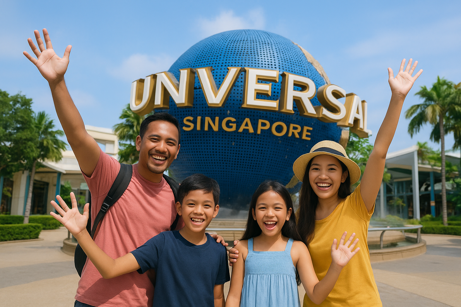 7. Singapore Sentosa family fun from Kuala Lumpur