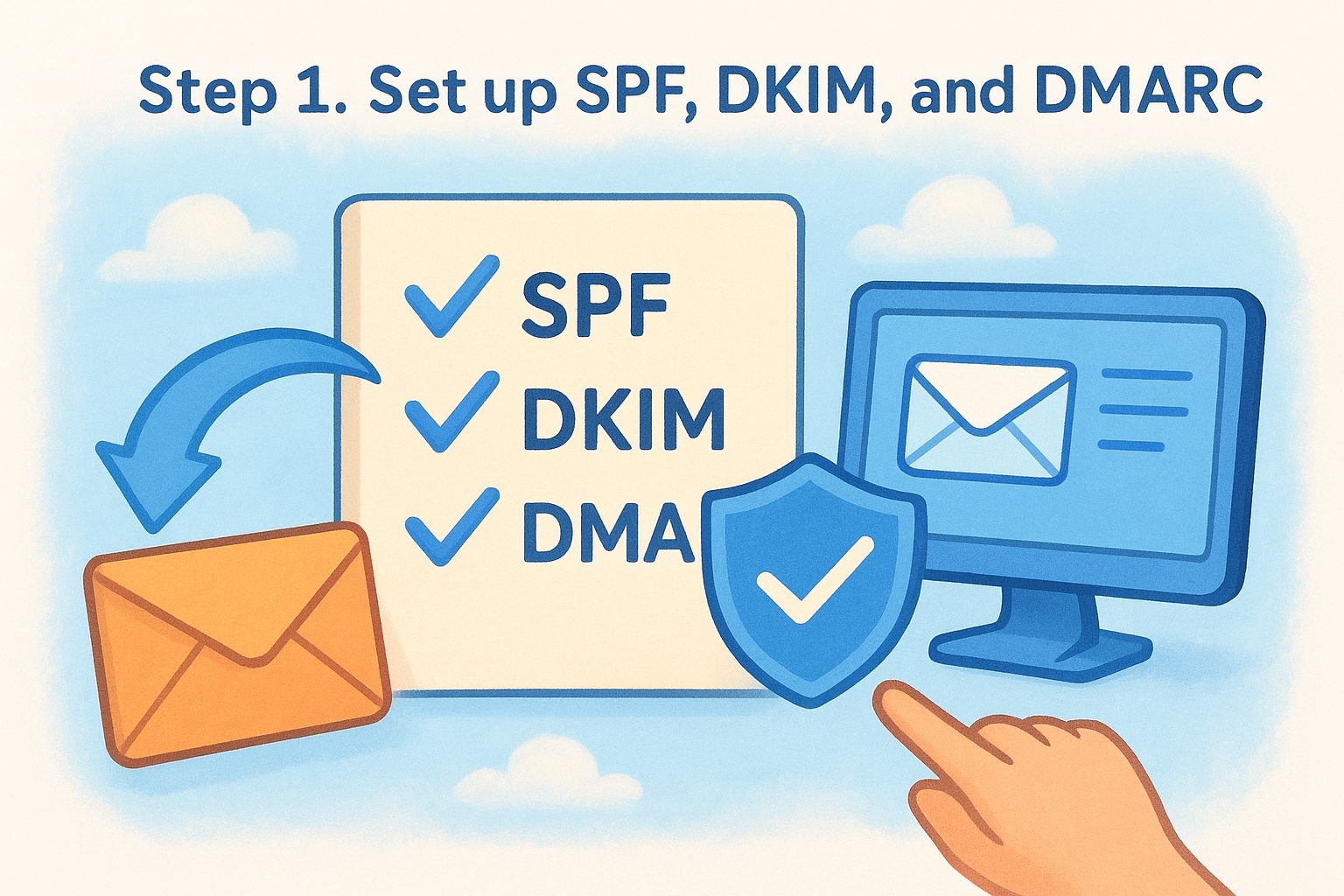 Step 1. Set up SPF, DKIM, and DMARC