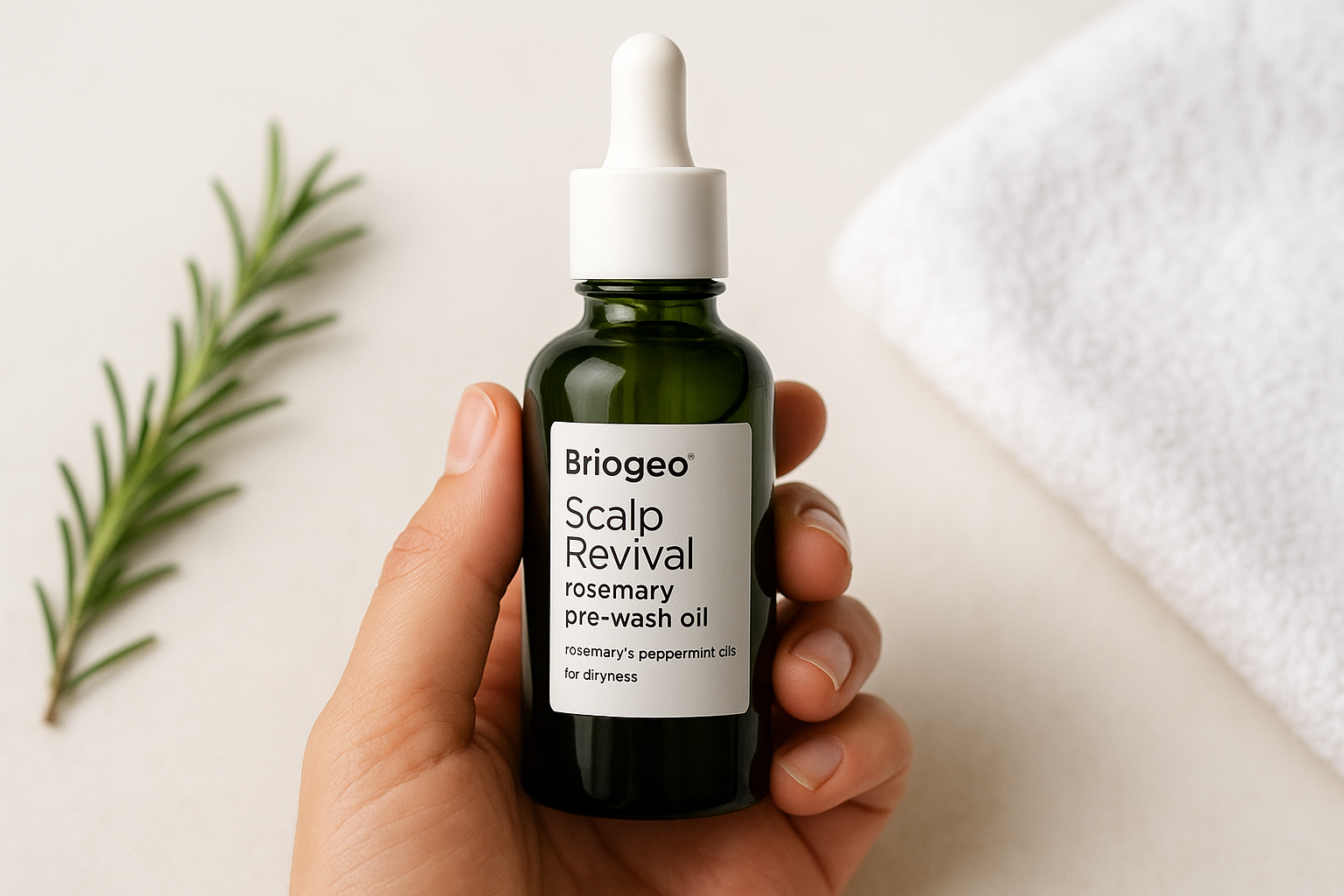 4. Briogeo Scalp Revival Rosemary Pre-Wash Oil