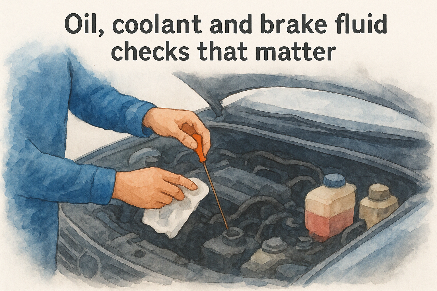 Oil, coolant and brake fluid checks that matter