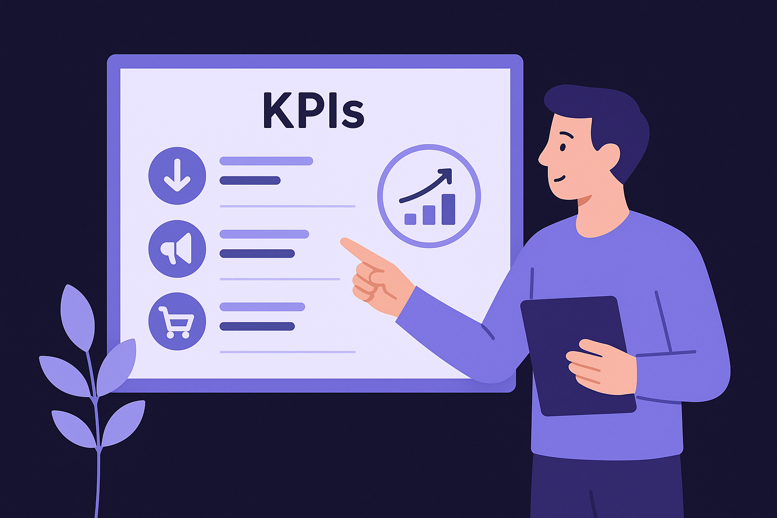 KPIs to match specific business objectives