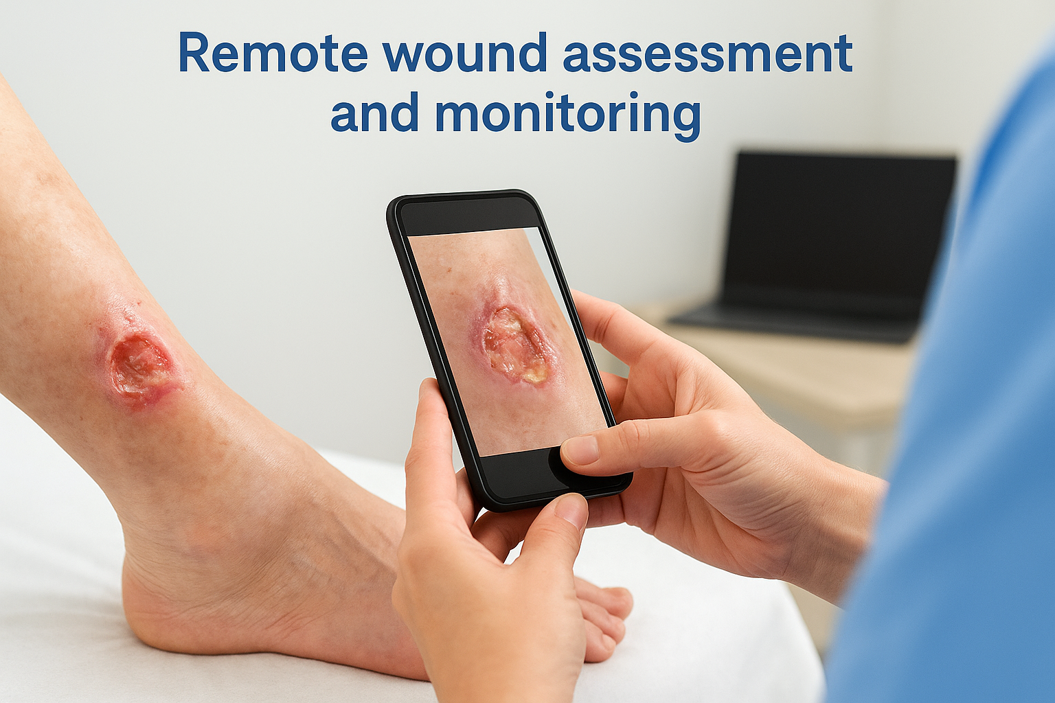 Remote wound assessment and monitoring