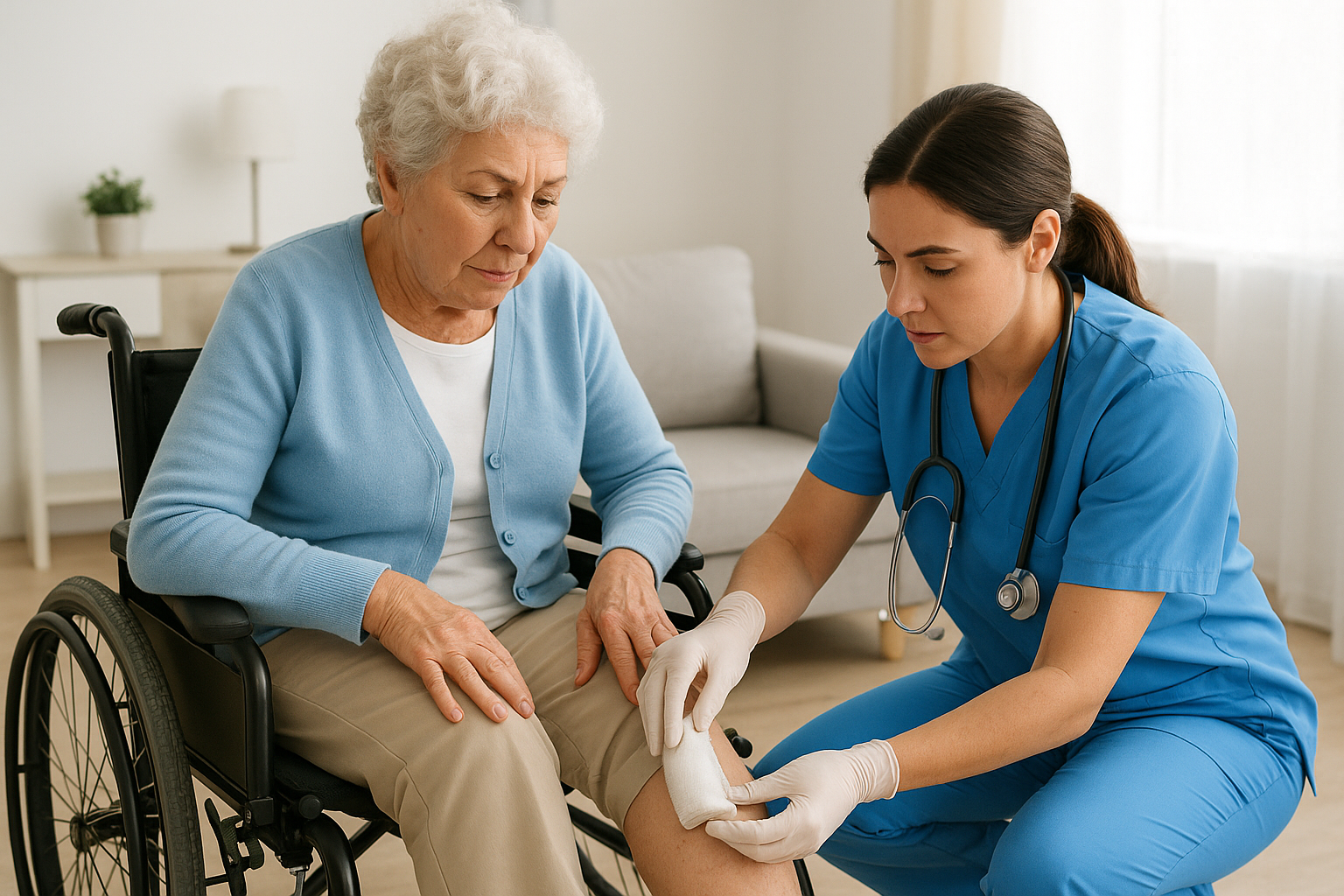 Elderly patients and those with limited mobility