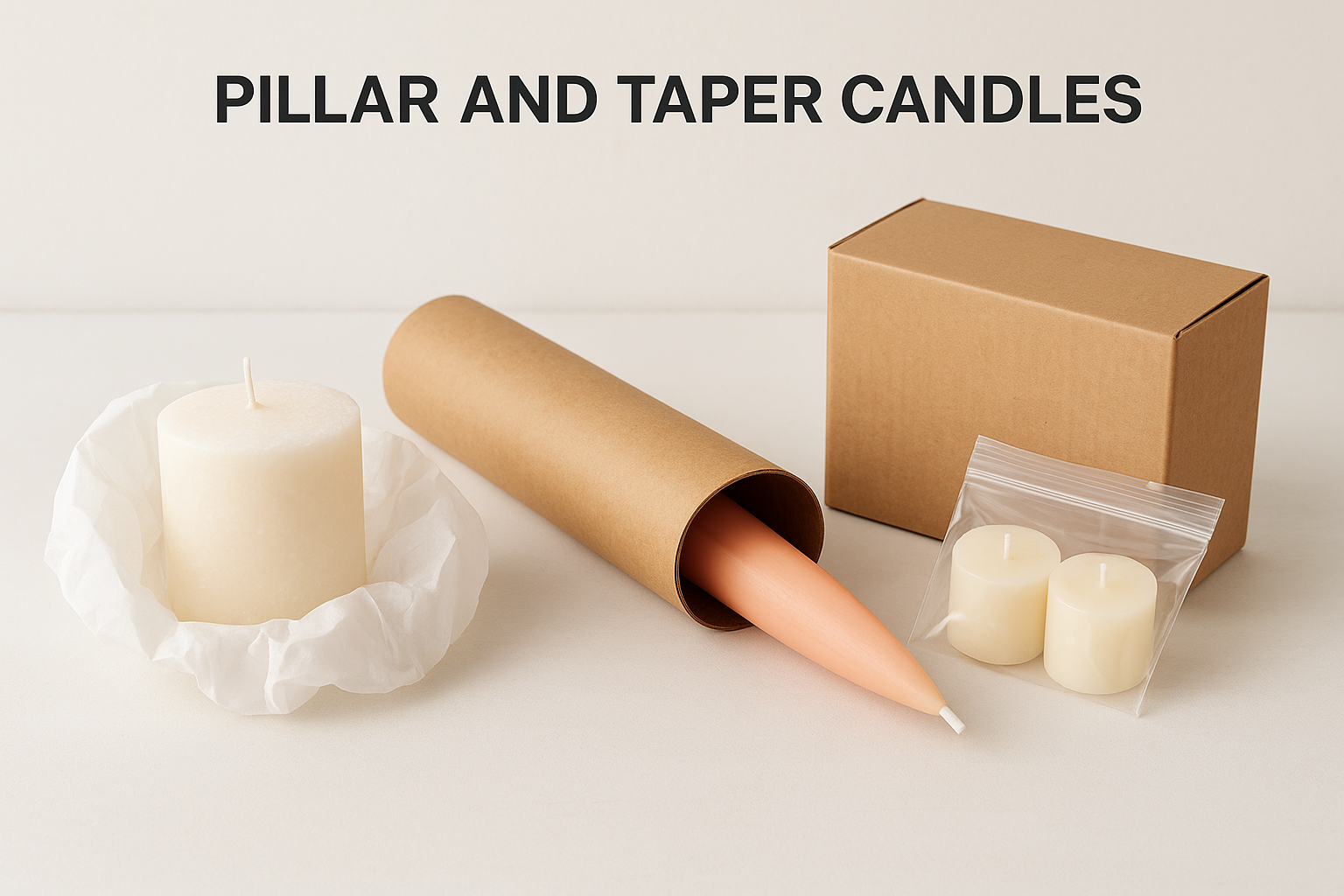 Pillar and taper candles