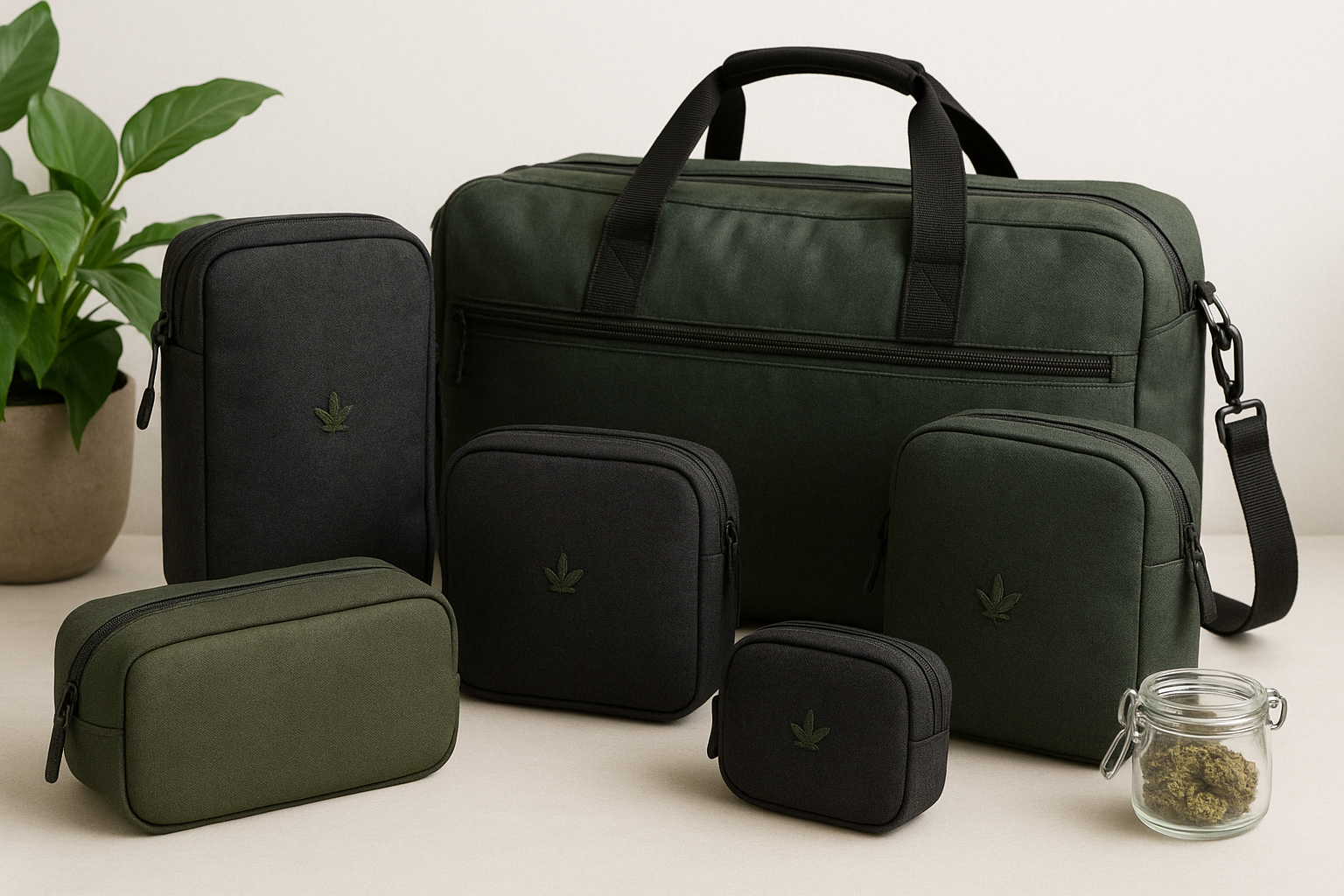 3. Revelry Supply smell-proof luggage and pouches