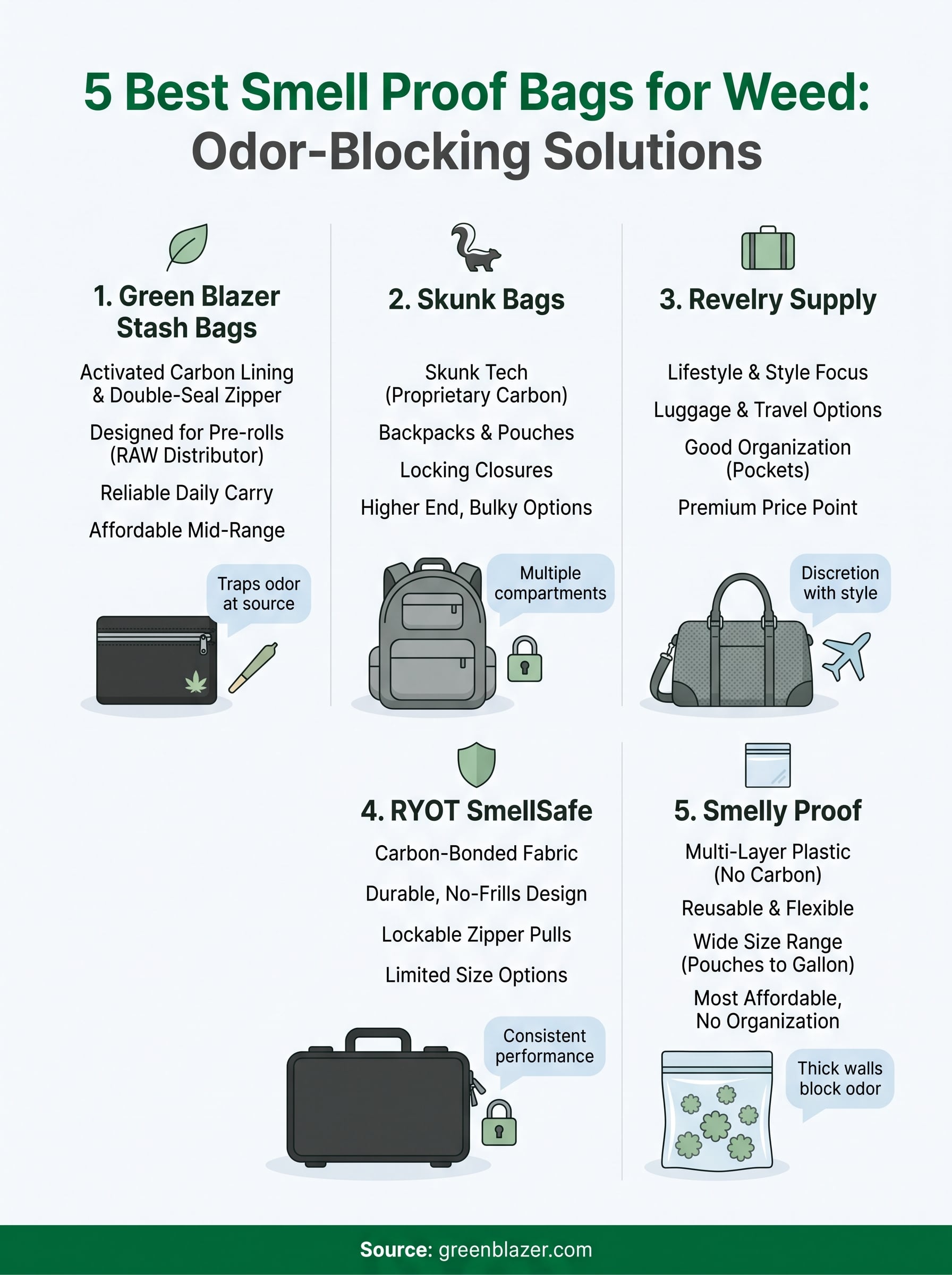 smell proof bags review infographic