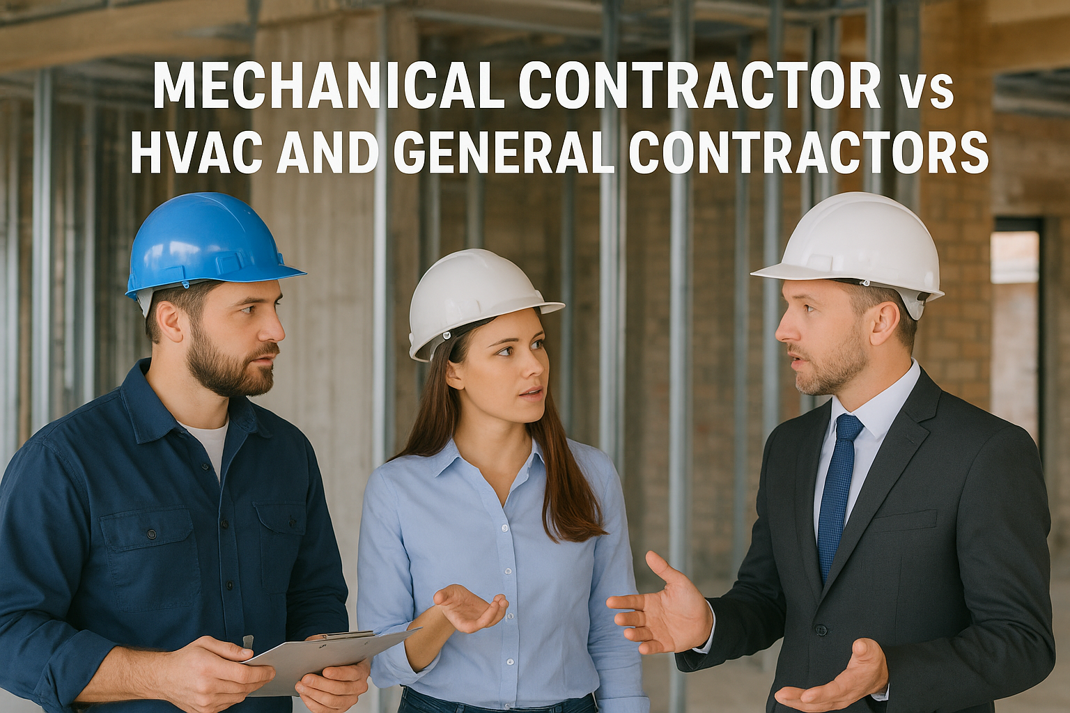 Mechanical contractor vs HVAC and general contractors