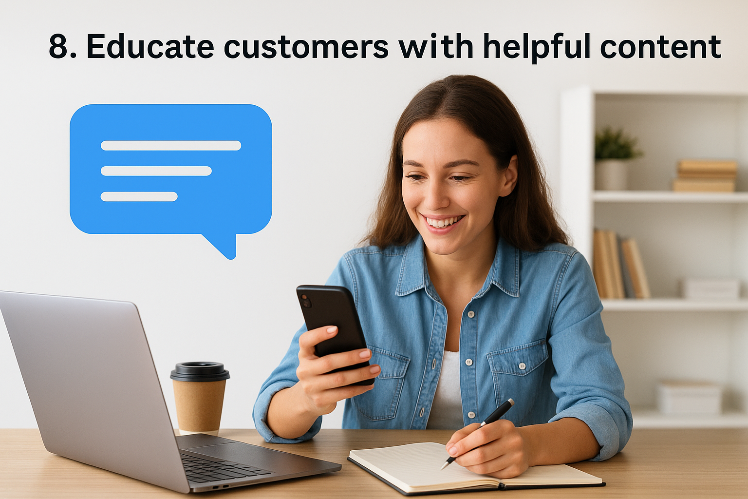 8. Educate customers with helpful content