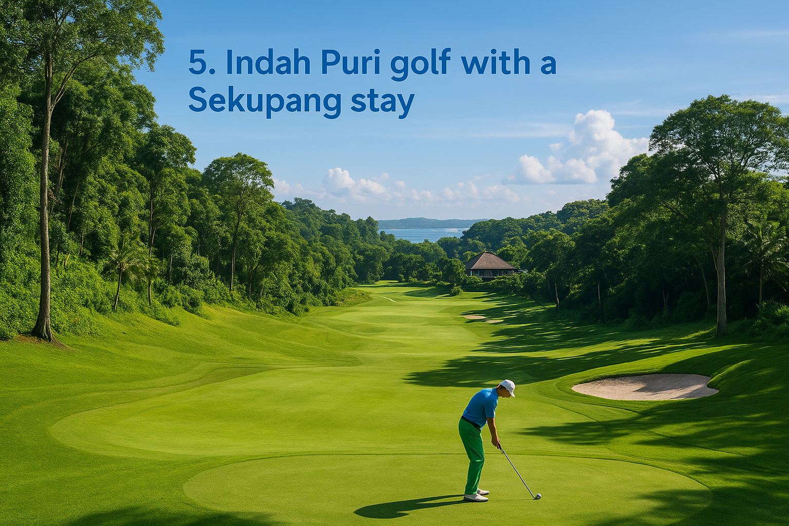 5. Indah Puri golf with a Sekupang stay