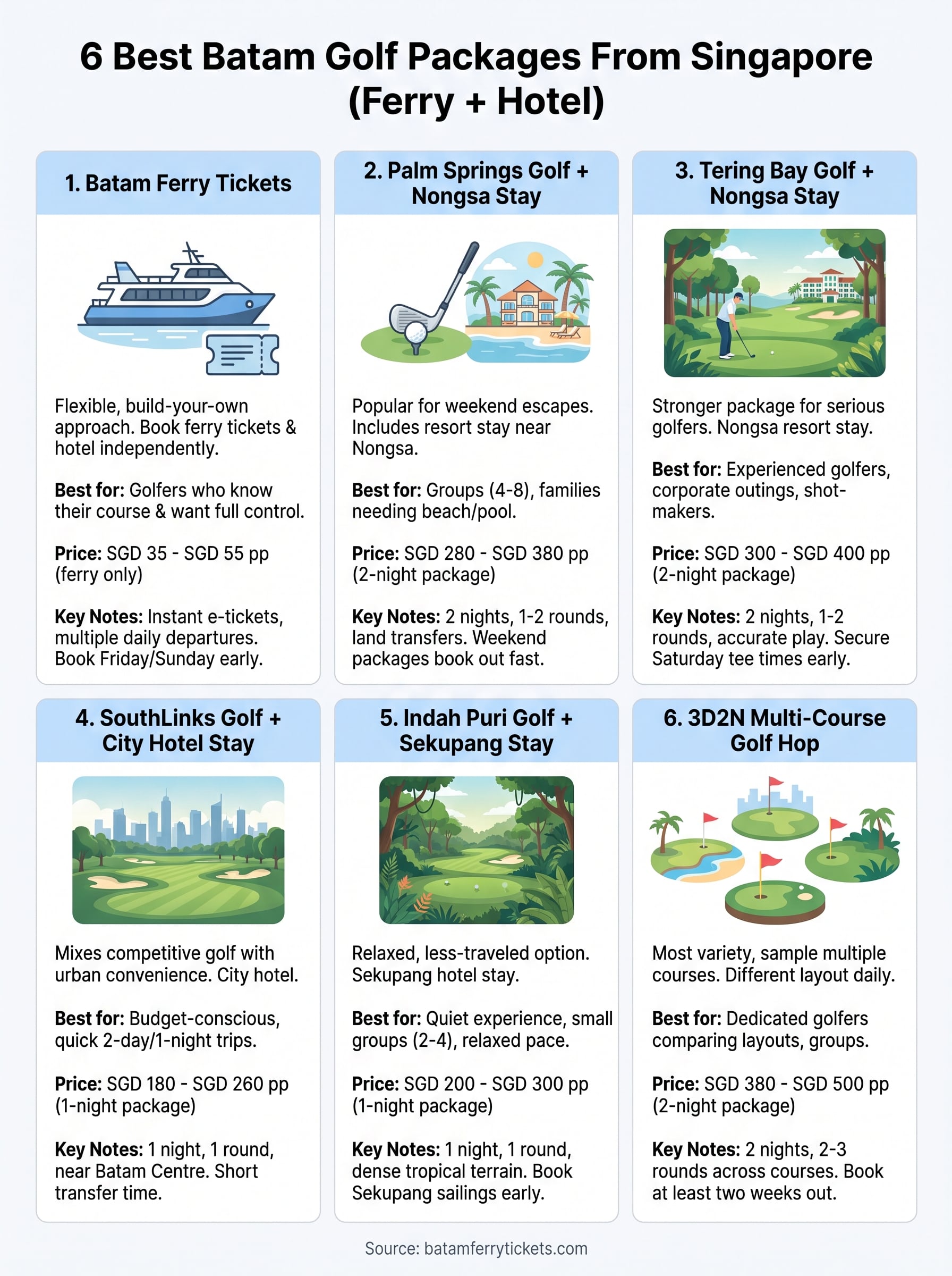 batam golf packages from singapore infographic