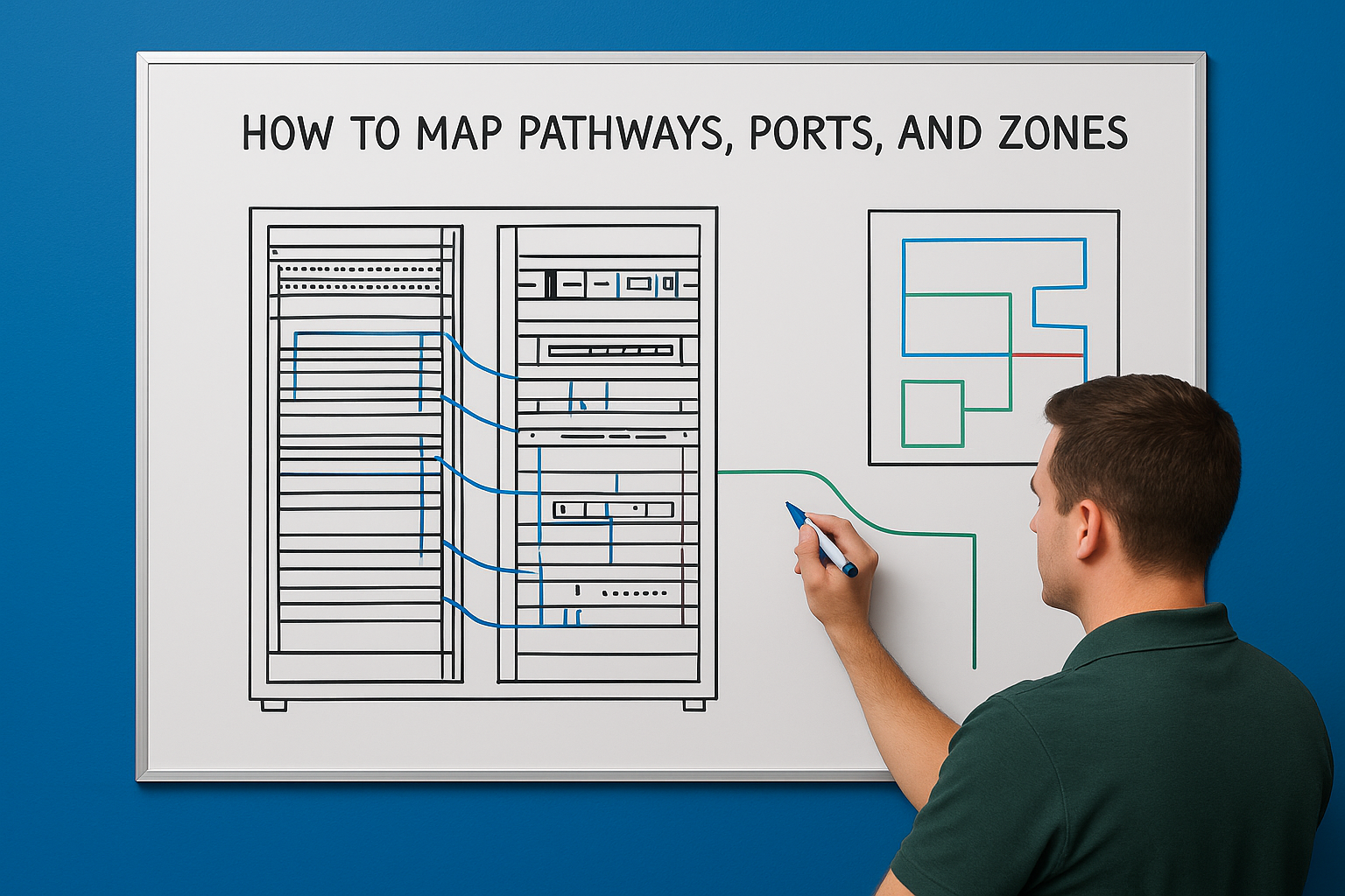 How to map pathways, ports, and zones