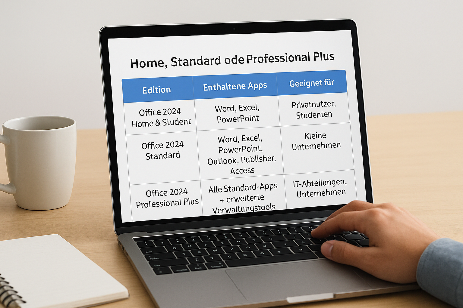 Home, Standard oder Professional Plus?