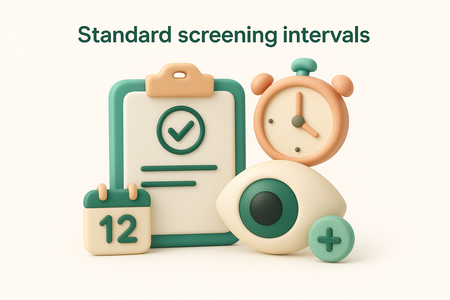 Standard screening intervals
