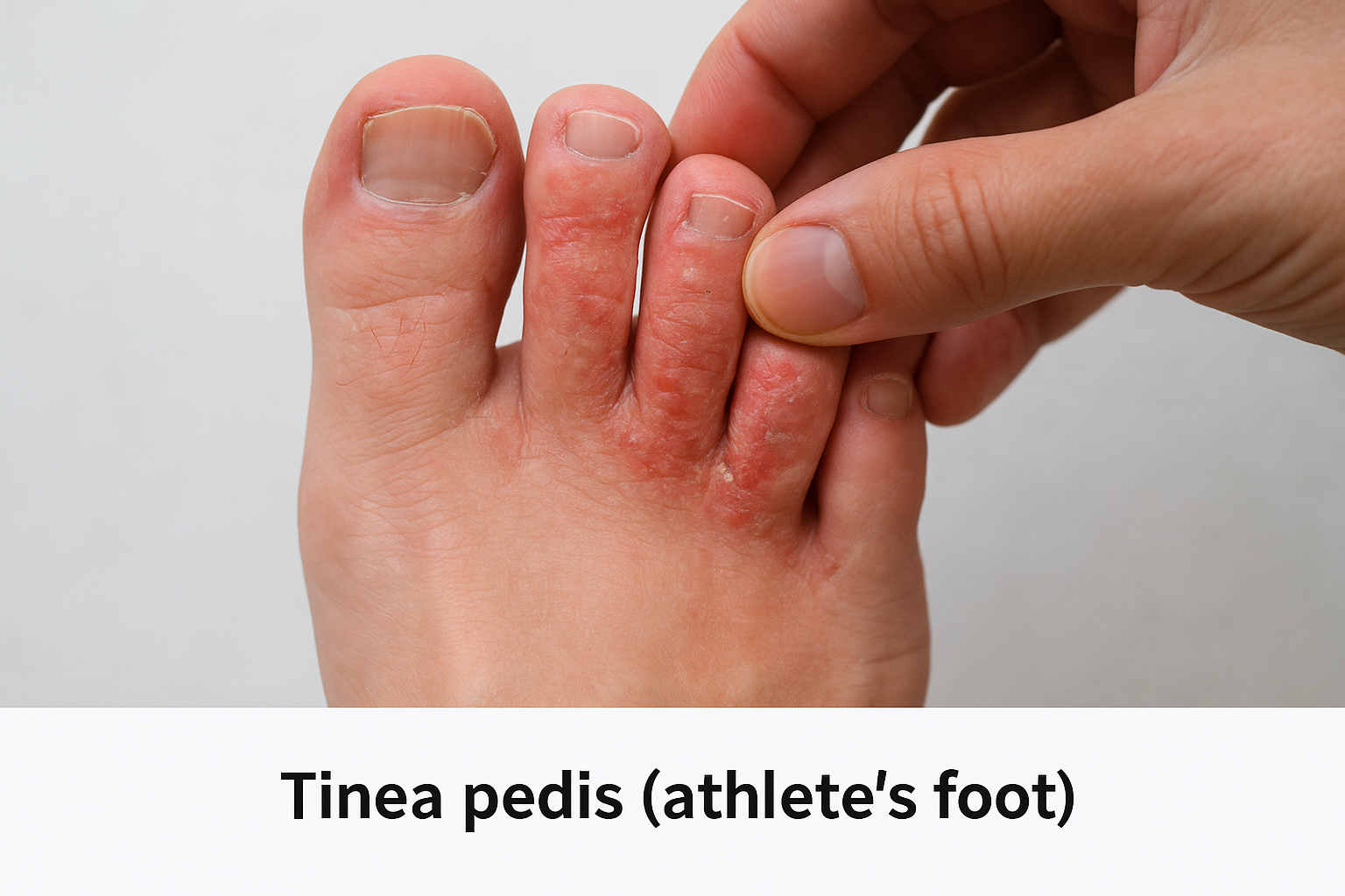 Tinea pedis (athlete's foot)