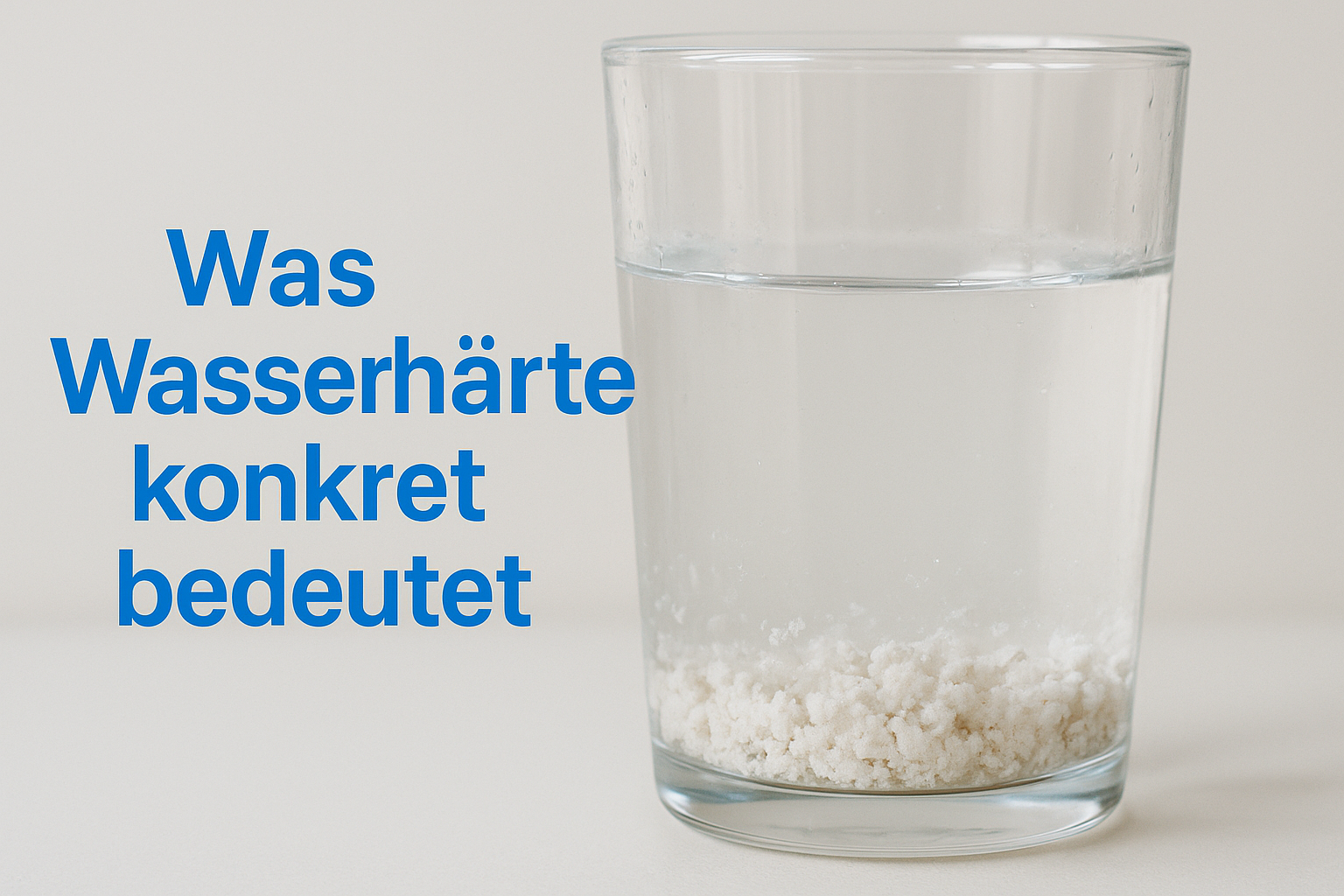 Was Wasserhärte konkret bedeutet