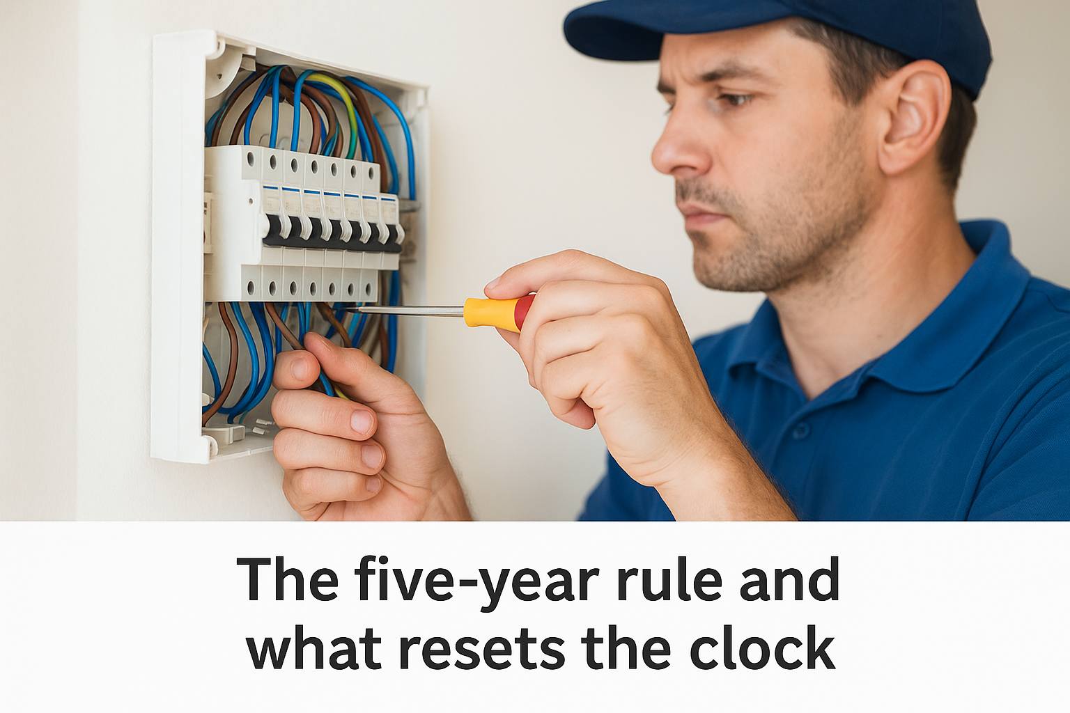 The five-year rule and what resets the clock